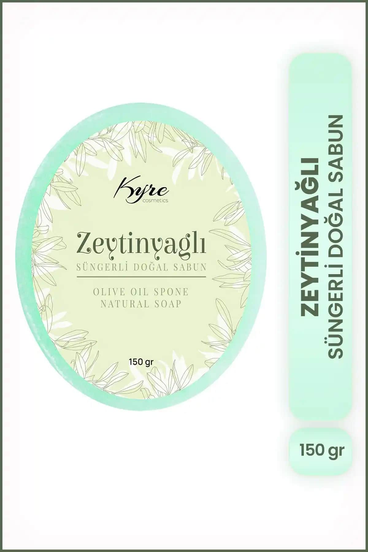 Kyre Zeytinyağlı Süngerli Doğal Sabun: Doğal ve Etkili Cilt Temizliği İçin Tercih