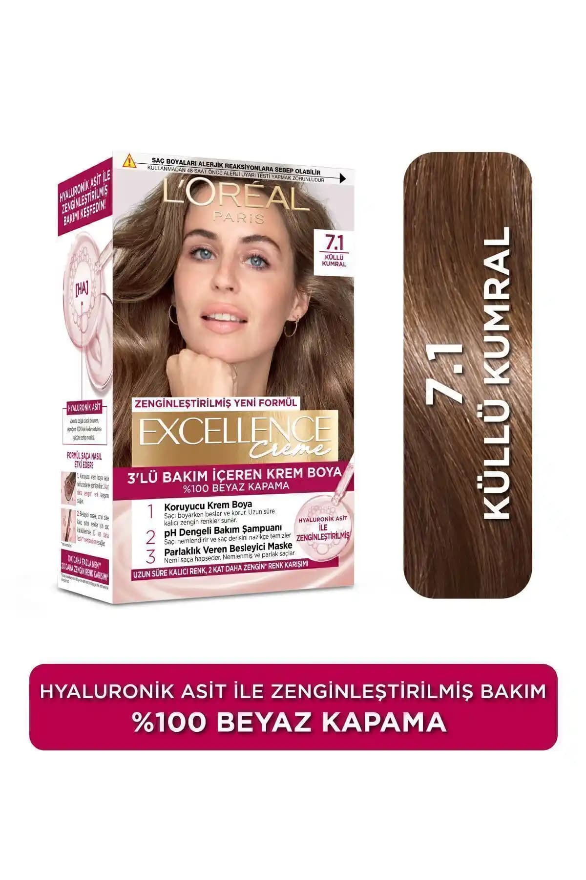 L'Oreal Paris Excellence Creme Kumral Tonları 7.1 ve 7.3 Karşılaştırması ve Seçim Rehberi