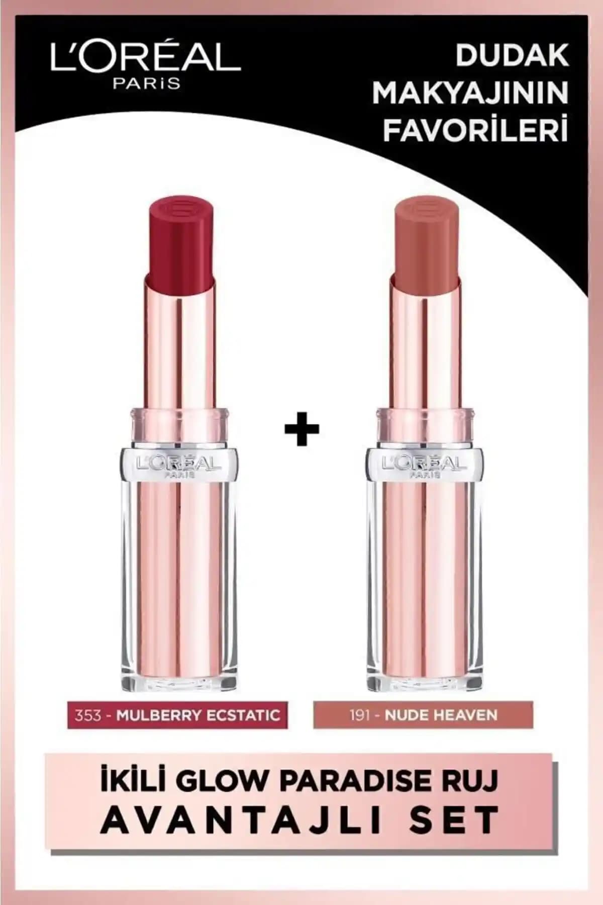 L'Oreal Paris Glow Paradise Balm-in-Lipstick: Renkli ve Bakımlı Dudaklar İçin Günlük Kullanım Rujları