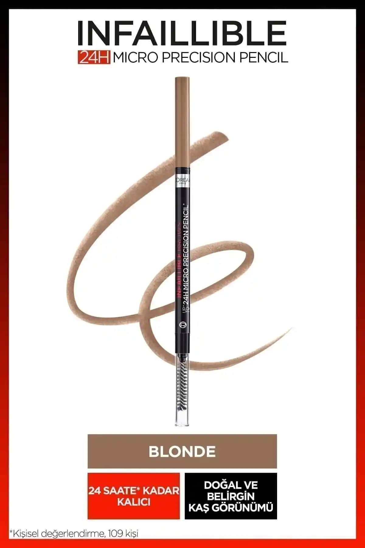 L'Oreal Paris Infaillible 24H Micro Precision Kaş Kalemi Blonde İnceleme ve Kullanım Rehberi