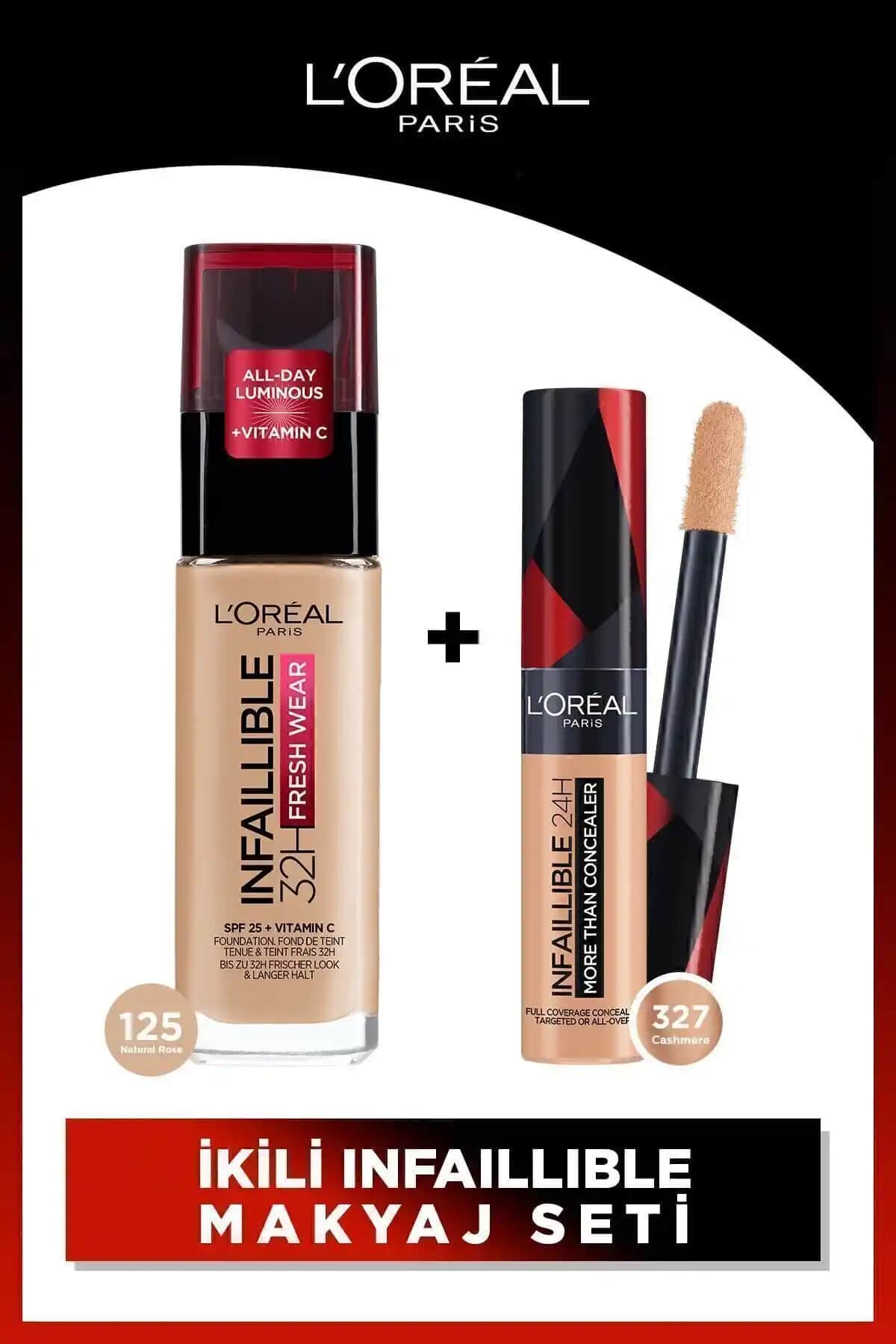 L'Oreal Paris Infaillible Fondöten Karşılaştırması 32h ve 24h özellikleri ve kullanımı