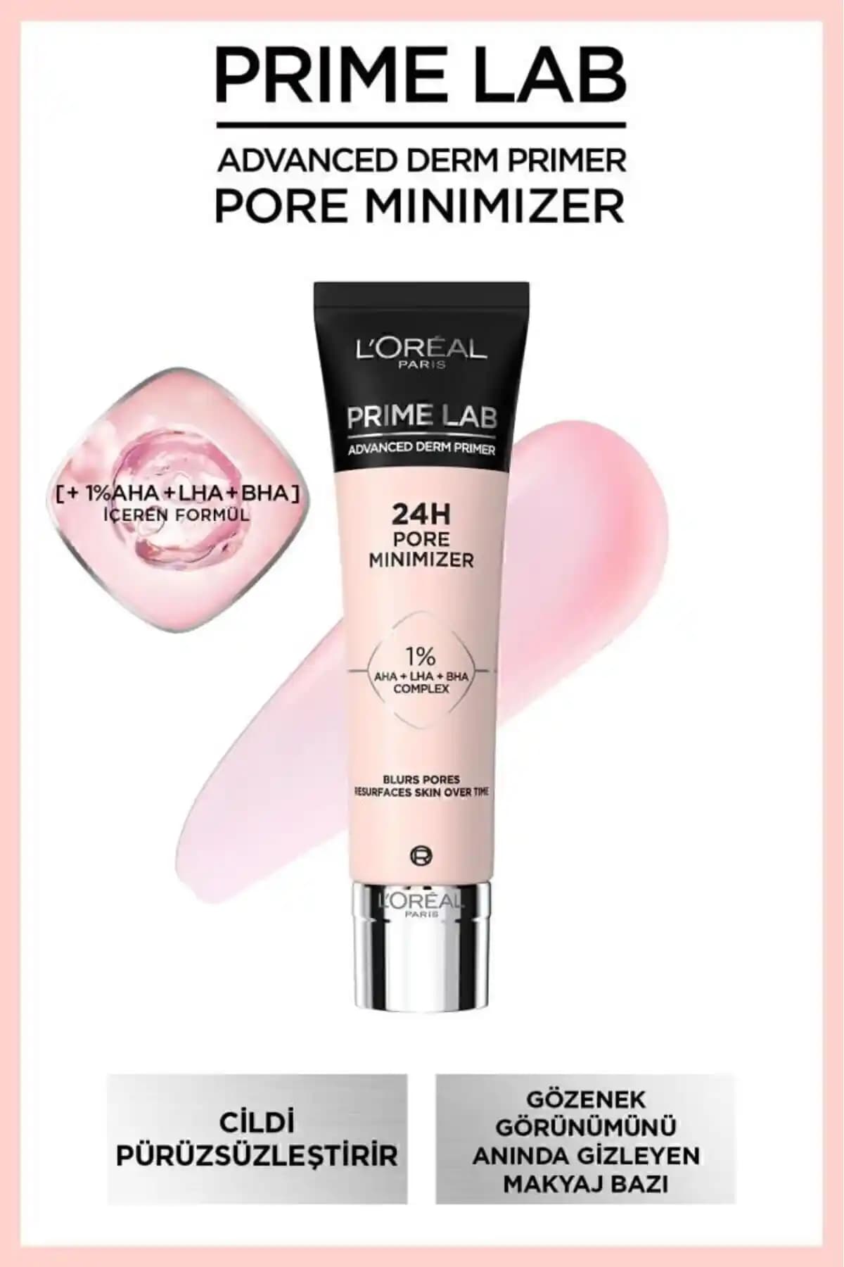 L'Oreal Paris Prime Lab Pore Minimizer: Gözenekleri Sıkılaştıran ve Makyajı Uzun Süre Tutan Baz