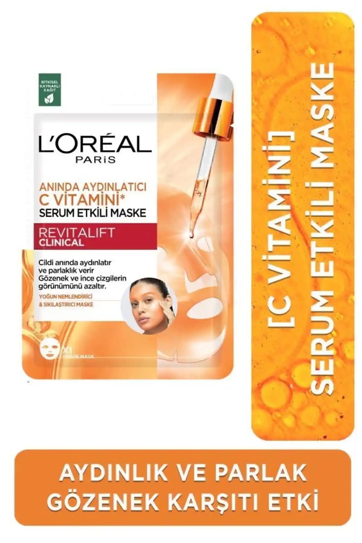 L'Oreal Paris Revitalift Anında Aydınlatıcı C Vitamini Serum ve Maske Özellikleri ve Faydaları