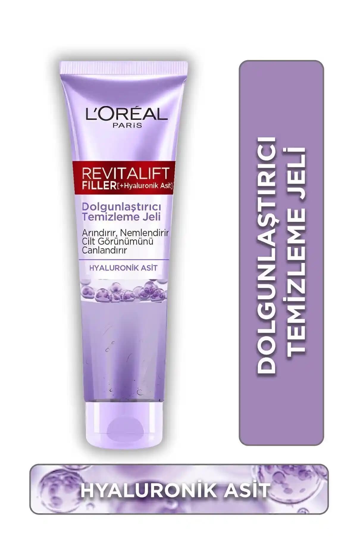 L'Oreal Paris Revitalift Filler Dolgunlaştırıcı Temizleme Jeli: Nem ve Temizlikte Yeni Dönem