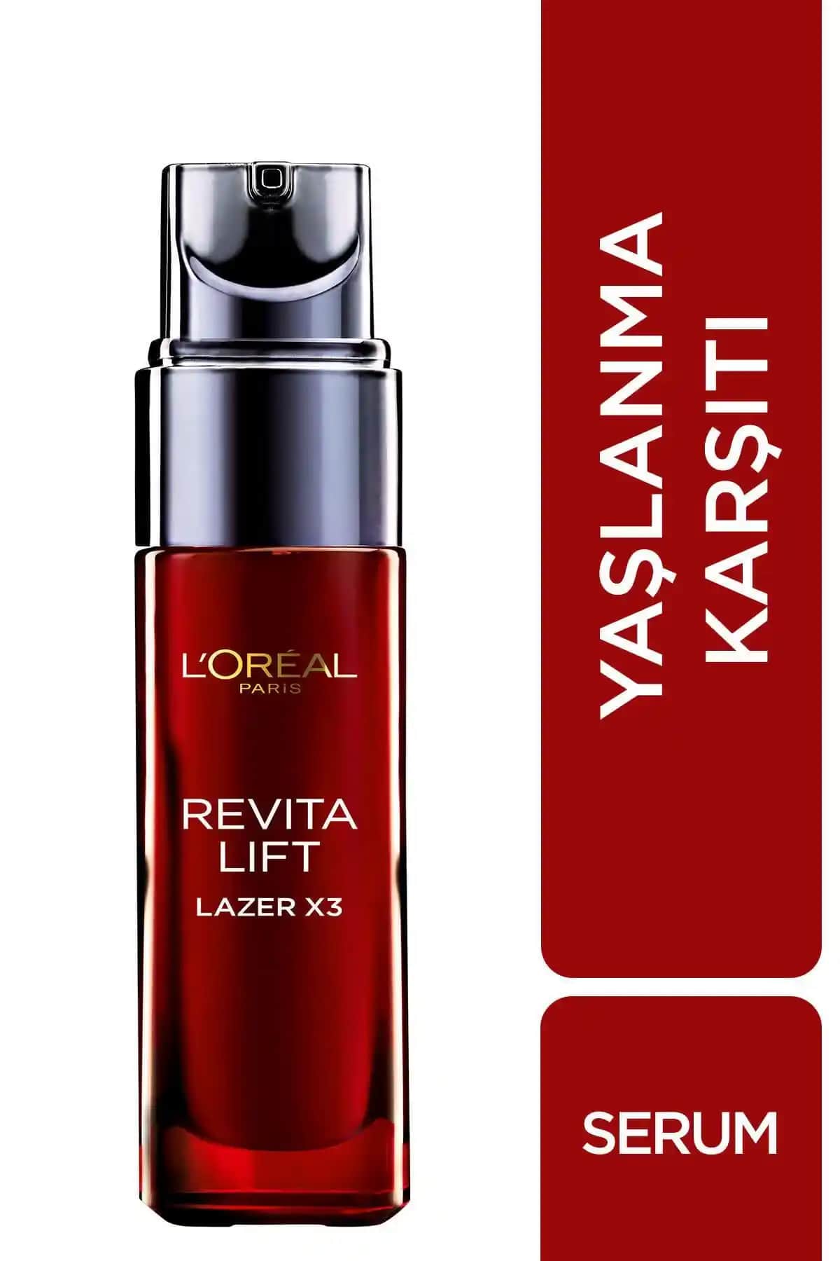 L'Oréal Paris Revitalift Lazer X3 Serumuyla Cilt Yenilenmesi ve Gençlik Sürdürme