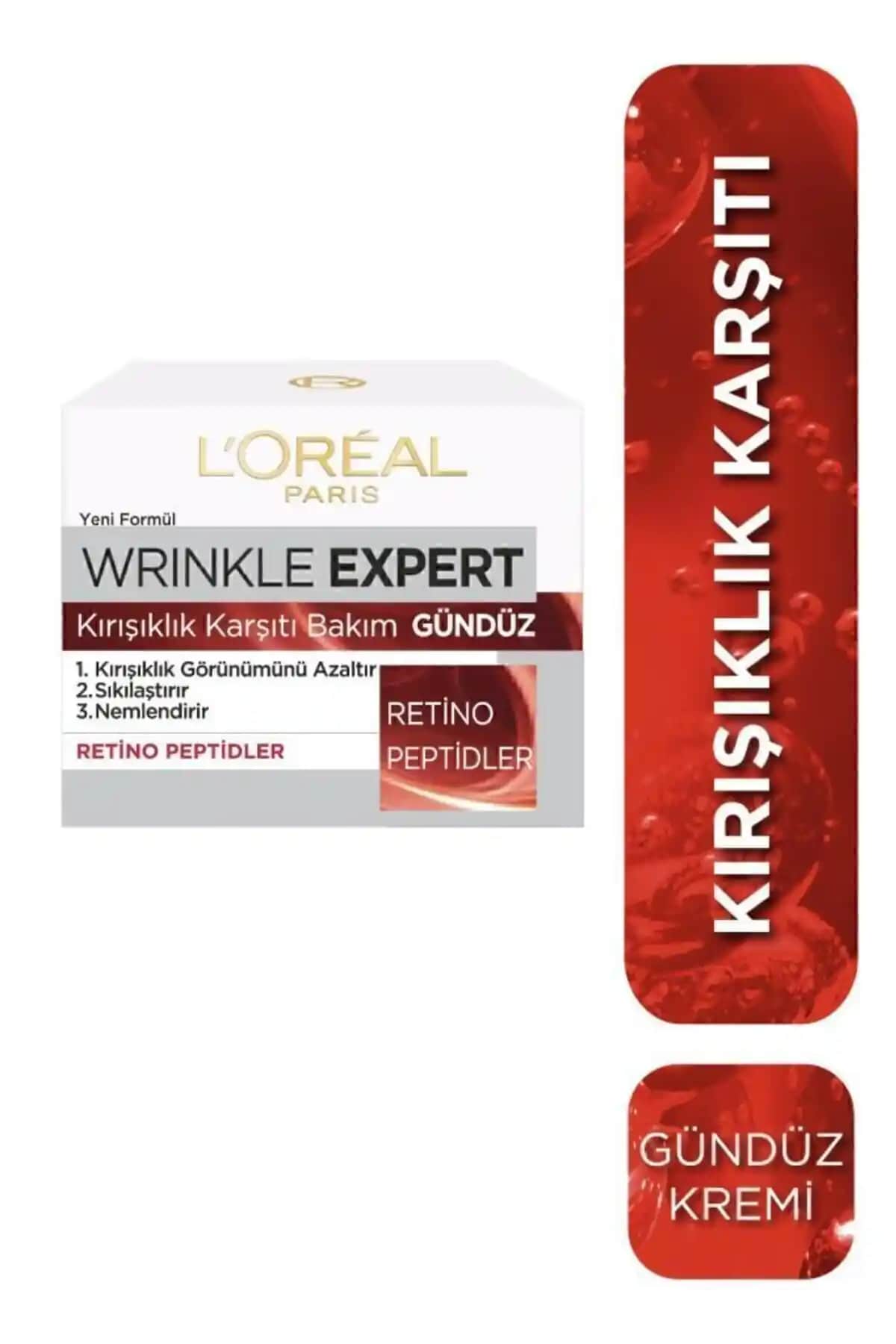 L'Oreal Paris Wrinkle Expert Kırışıklık Karşıtı Gündüz Nemlendirici Kremi: Yaşlanma Belirtilerine Etkili Çözüm