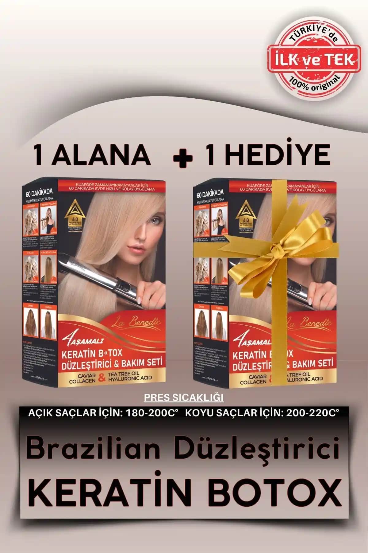 La Benedic Keratin Botox Seti ile Saçlarınızı Güçlendirin ve Parlaklık Kazanın