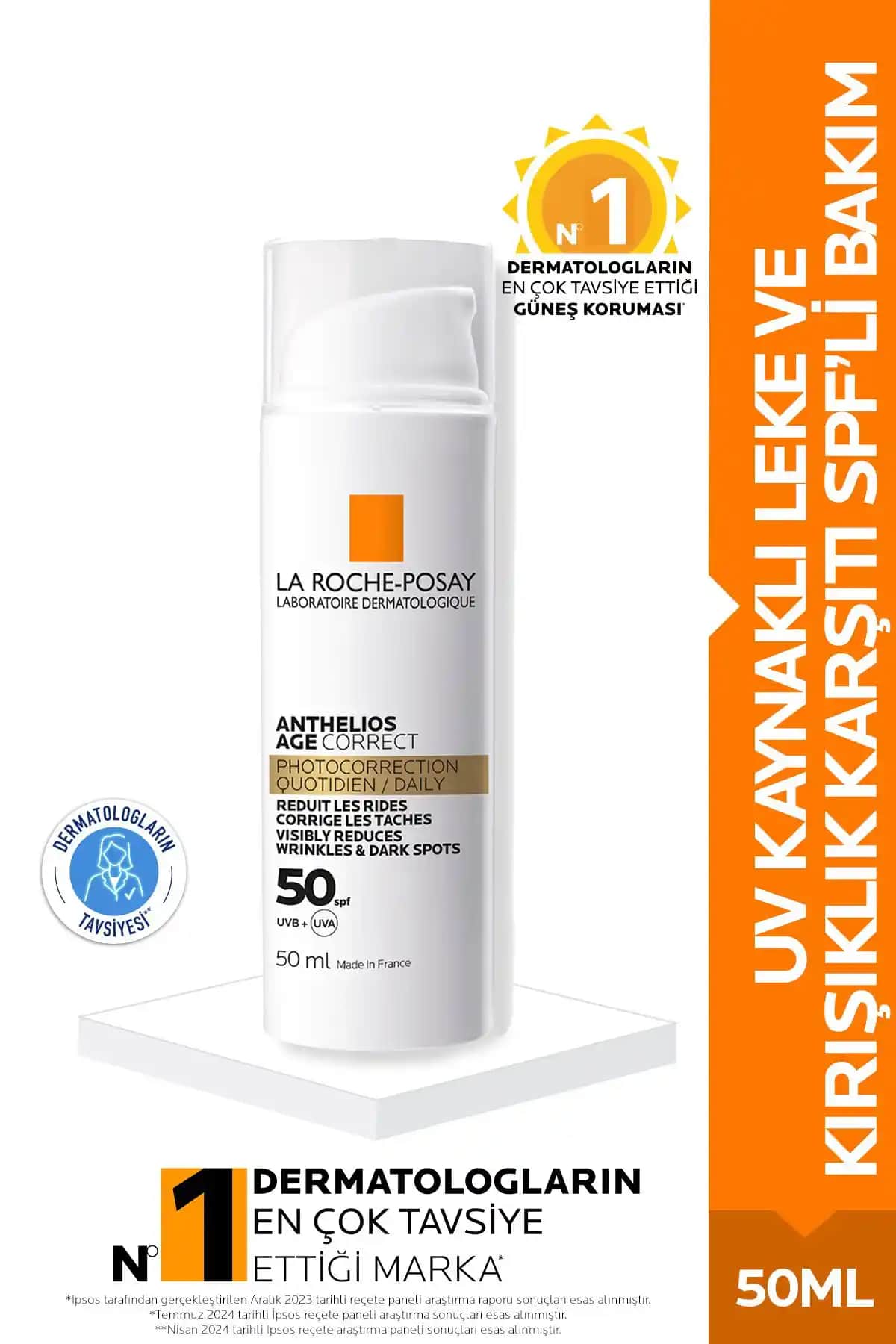 La Roche Posay Anthelios Age Correct SPF50+ Güneş Koruyucu İncelemesi ve Kullanım İpuçları