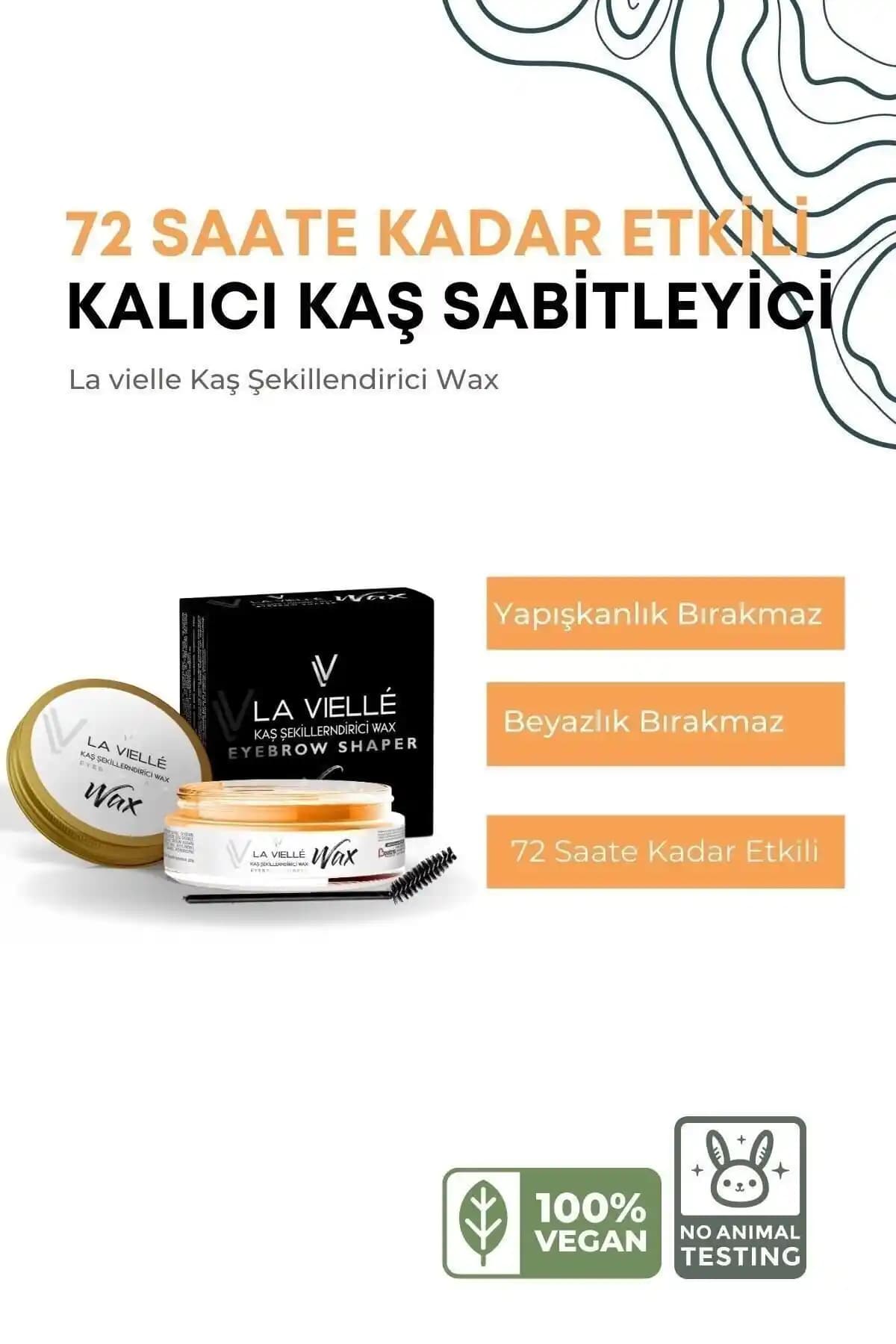 La Vielle Kaş Sabitleyici ve Şekillendirici Keratin ile Gün Boyu Mükemmel Kaşlar