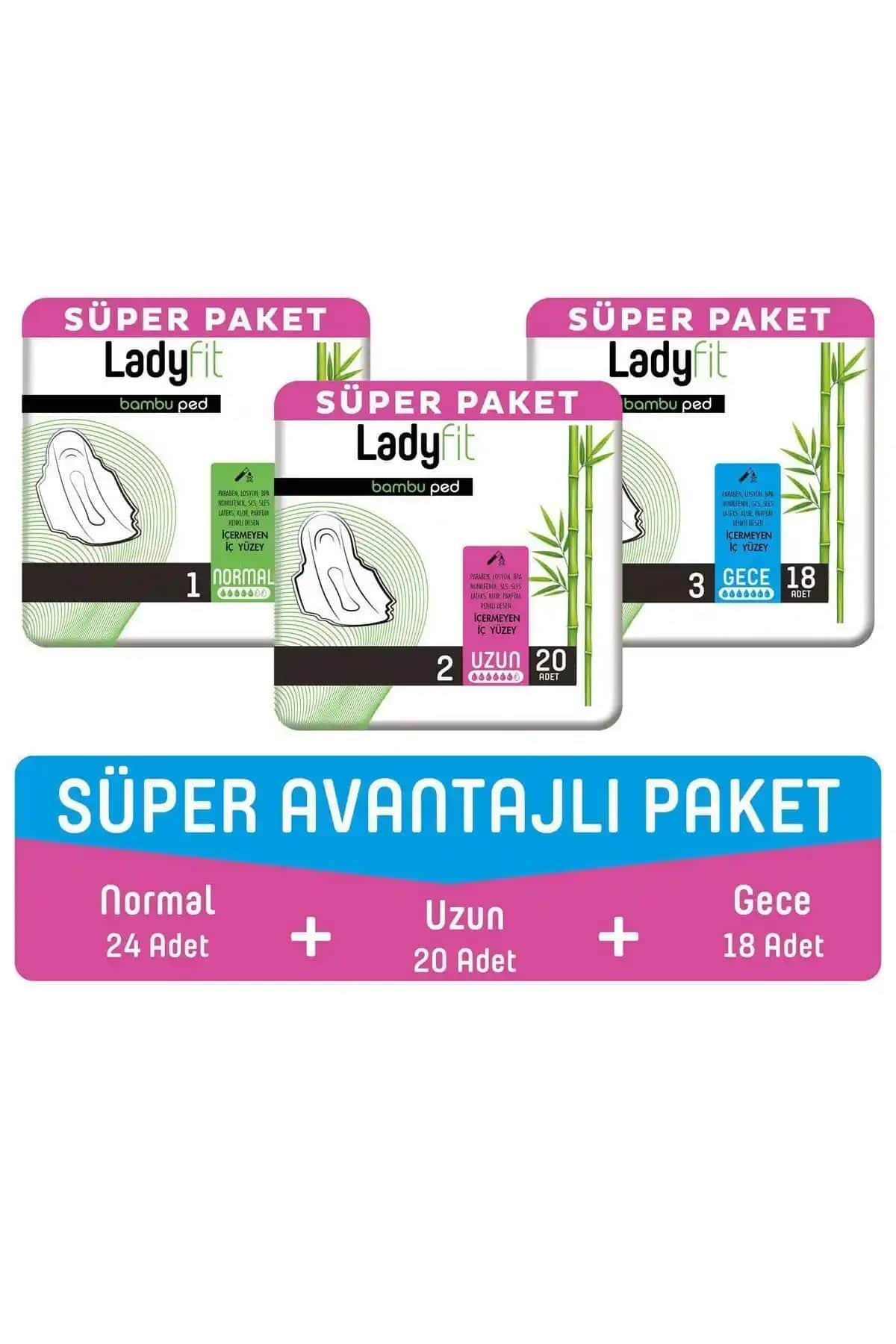 Ladyfit Bambu Pedler: Organik ve Hassas Ciltler İçin Günlük Hijyen Çözümü