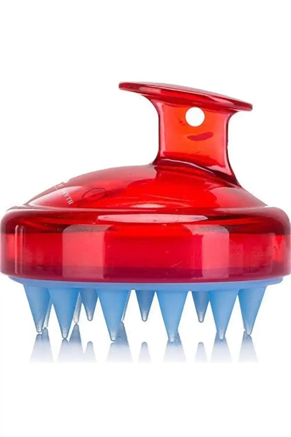 LAND OF MYTH Yüksek Silikon Dişli Saç Derisi Masaj Fırçası: Çok Yönlü Saç Bakım Aleti