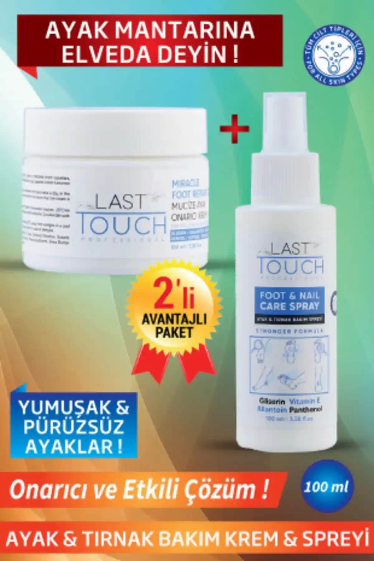 LAST TOUCH Çatlak Onarıcı Ayak Bakım Seti ile Sağlıklı ve Güzel Ayaklar İçin Etkili Çözüm