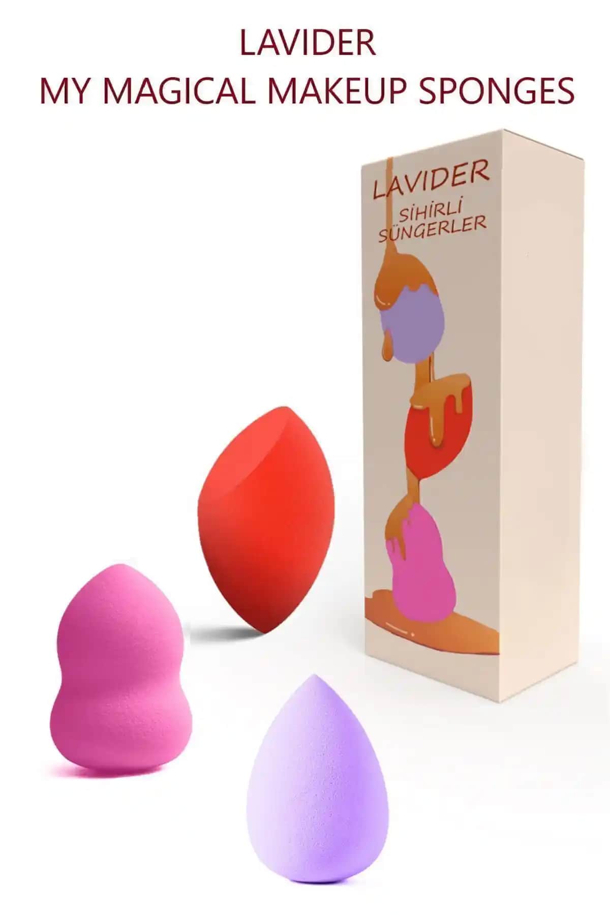 Lavider My Magical Makeup Sponges ve MUJGAN 4'lü Kutulu Makyaj Süngeri Seti Karşılaştırması
