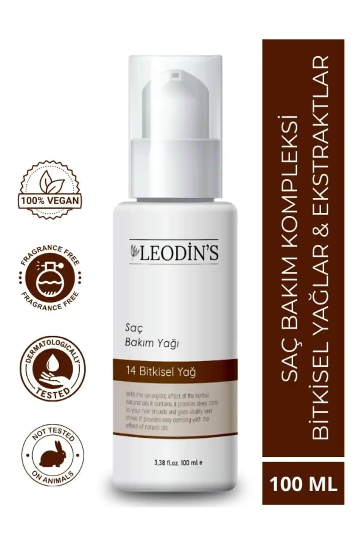 LEODİNS Bitkisel Saç Bakım Yağı ile Saç Dökülmesine Karşı Doğal ve Etkili Çözüm