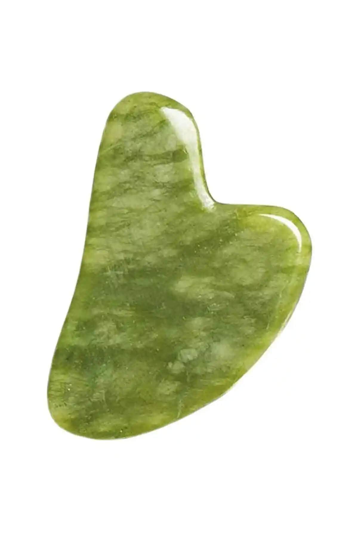 Lepidolit Yeşim Kalp Gua Sha Yüz Masaj Aleti: Doğal Güzelliğin Anahtarı ve Sağlık Kaynağı