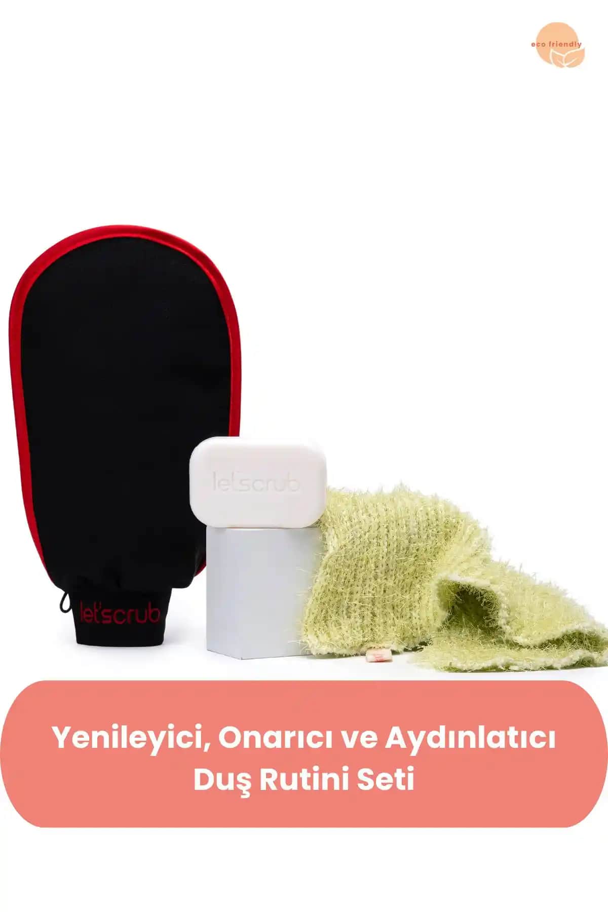 LET'SCRUB Duş Rutini Seti ile doğal ve etkili cilt bakımı deneyimi