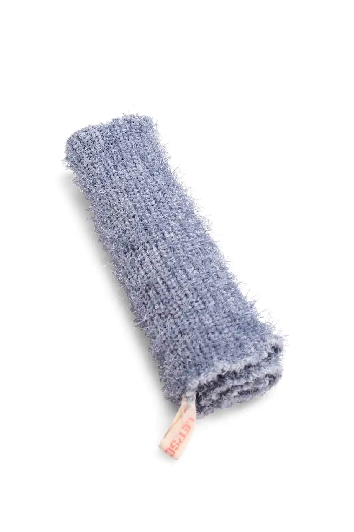 LET'SCRUB Süper Esnek Mavi Banyo Lifi: Pratik, Hijyenik ve Çok Yönlü Temizlik Aracı