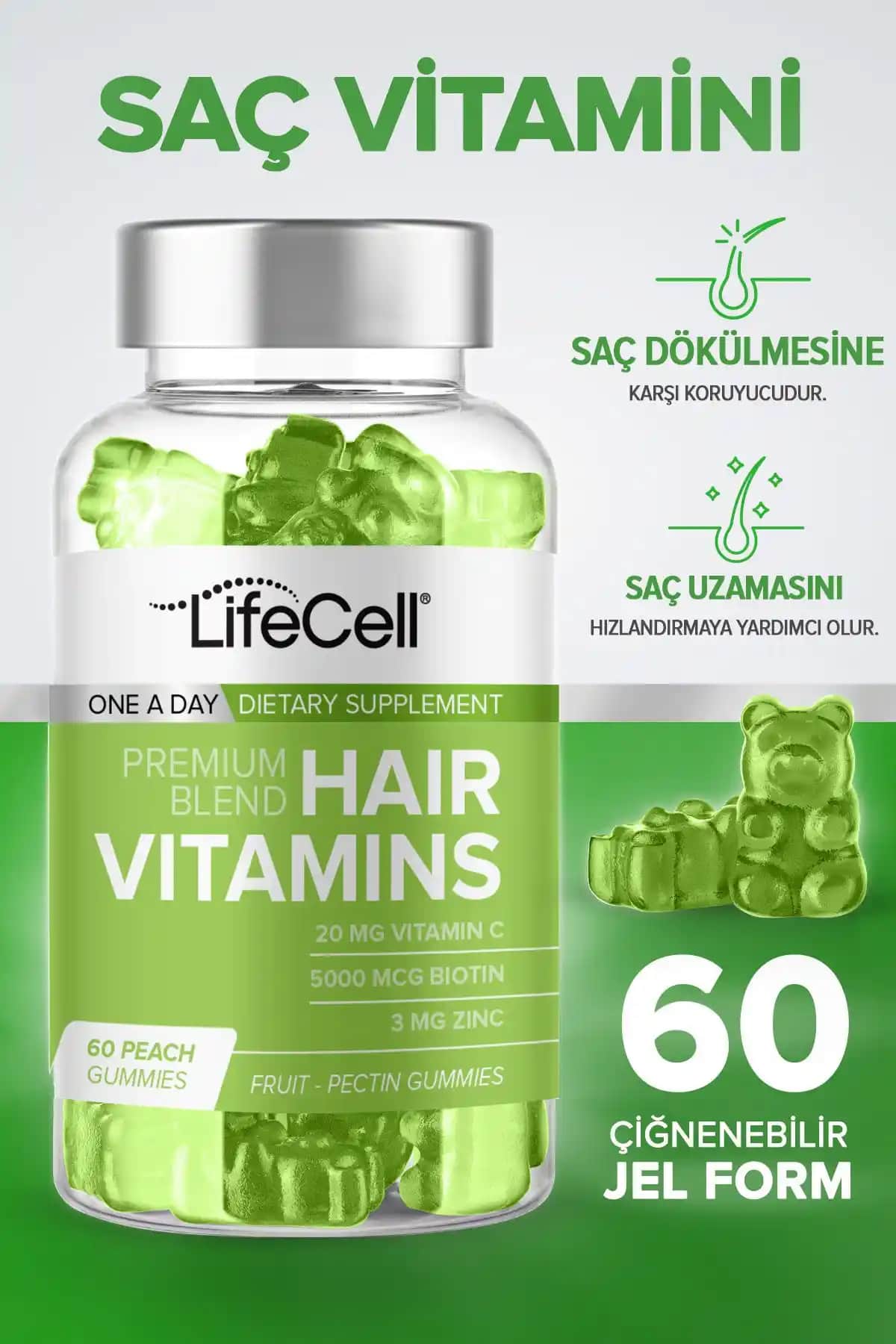 Lifecell ve Vita Bear Saç Vitaminleri Karşılaştırması: Etkili Saç Sağlığı Çözümleri
