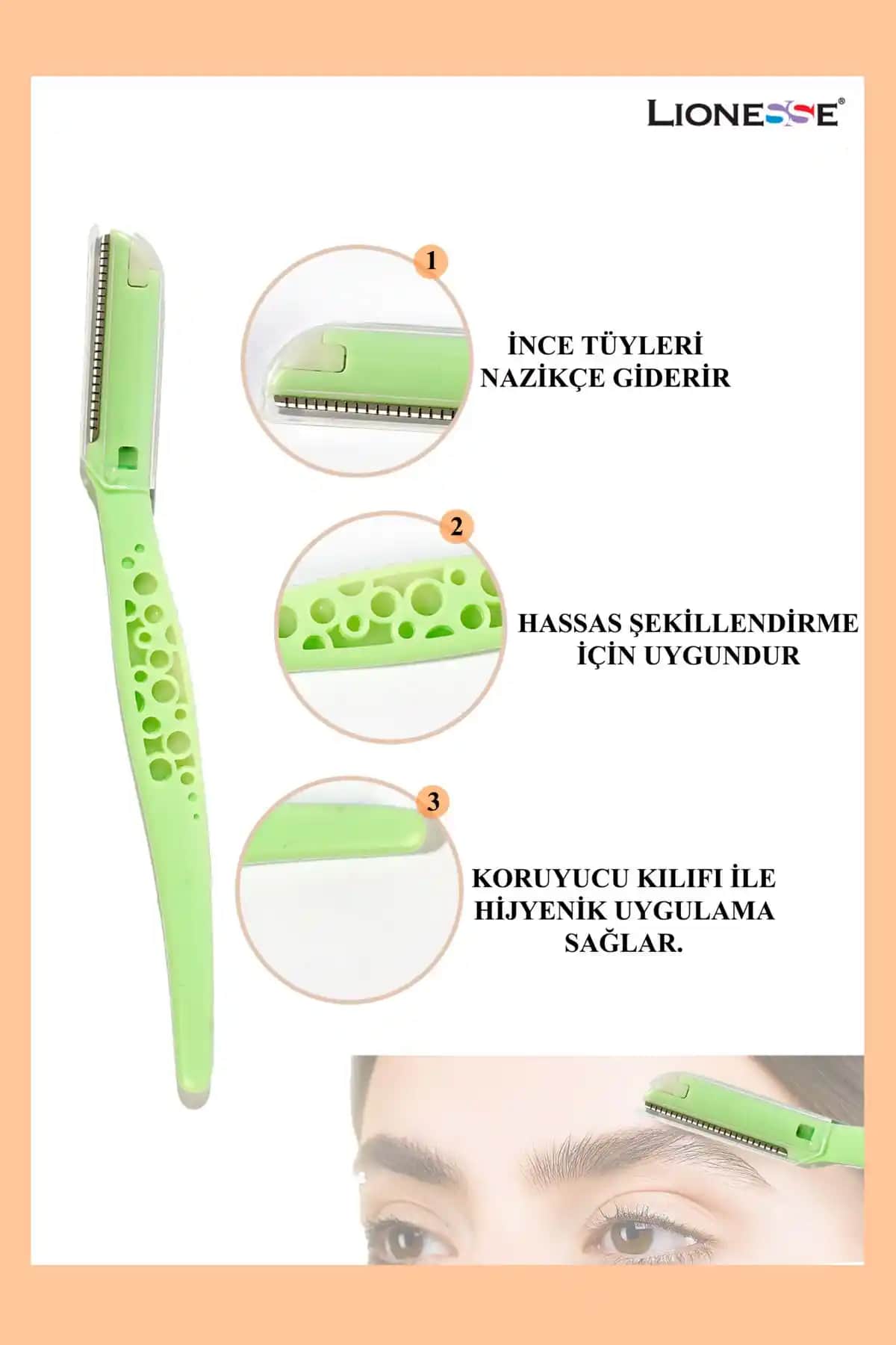 Lionesse Kaş Usturası 4215 ile Hassas ve Güvenli Kaş Şekillendirme Deneyimi