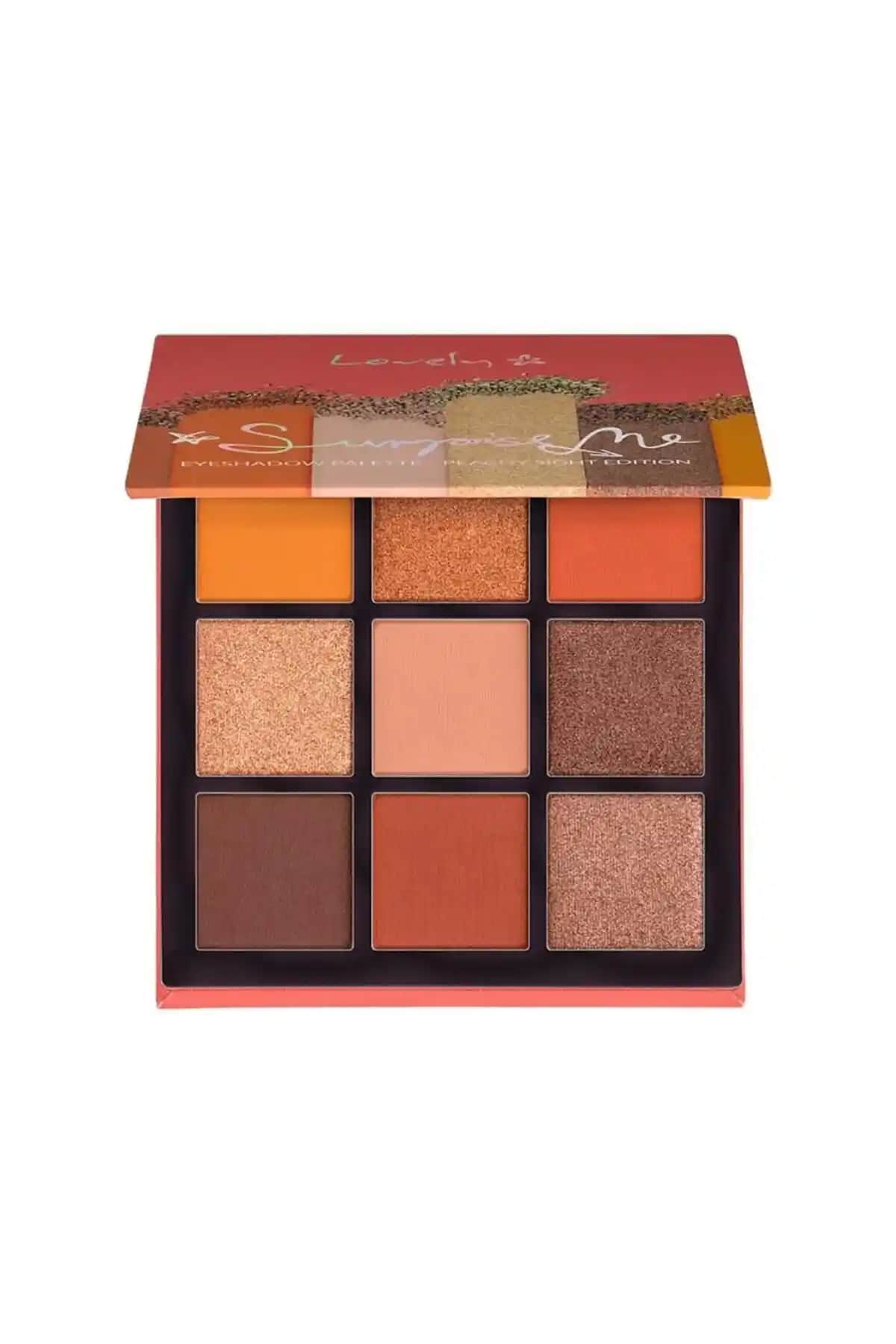 Lovely Surprise Me Eyeshadow Palette Peachy ile çeşitli makyaj tarzları yaratın