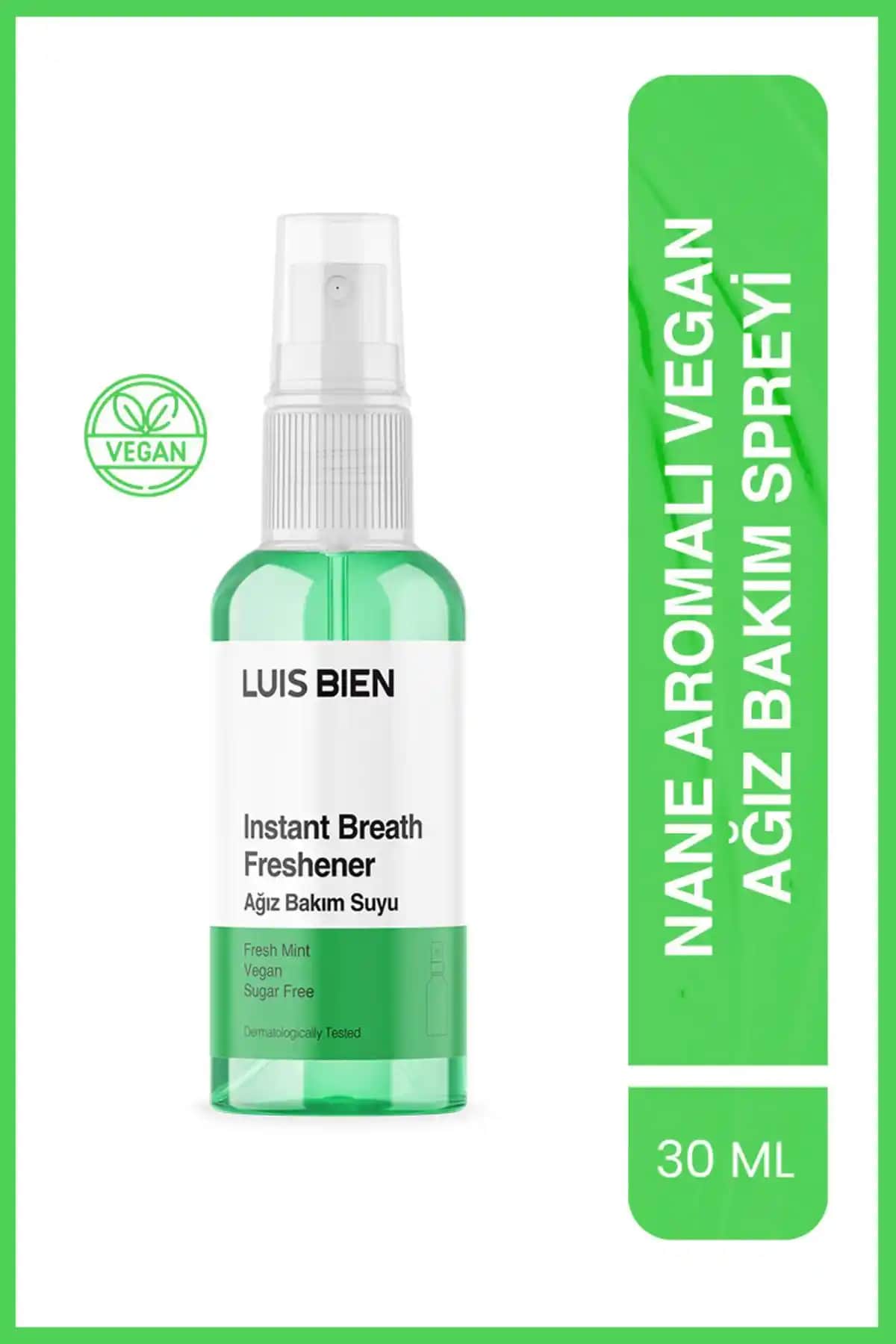 Luis Bien Nane Aromalı Vegan Ağız Bakım Spreyi ile Doğal ve Ferah Bir Nefes Deneyimi