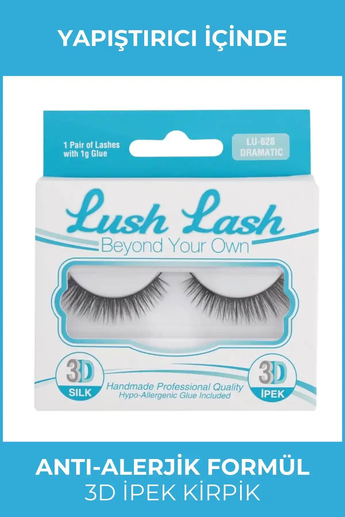 Lush Lash Takma 3D İpek ve Trio Tekli Kirpikler Karşılaştırması