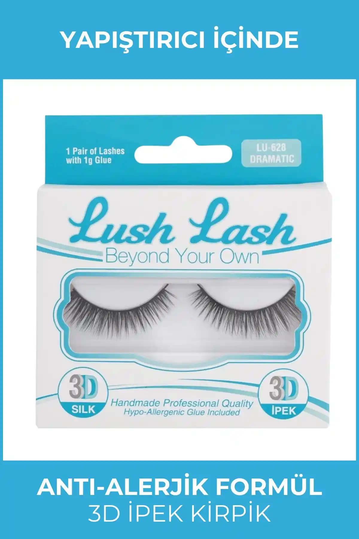 Lush Lash Takma 3D İpek ve Trio Tekli Kirpikler Karşılaştırması