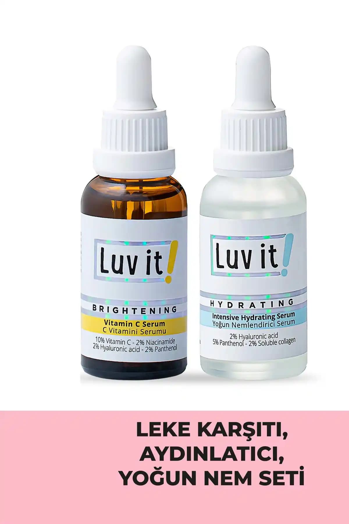 Luv it! Yoğun Nemlendirici Serum ve C Vitamini Serumu ile Cilt Bakımında Yeni Dönem
