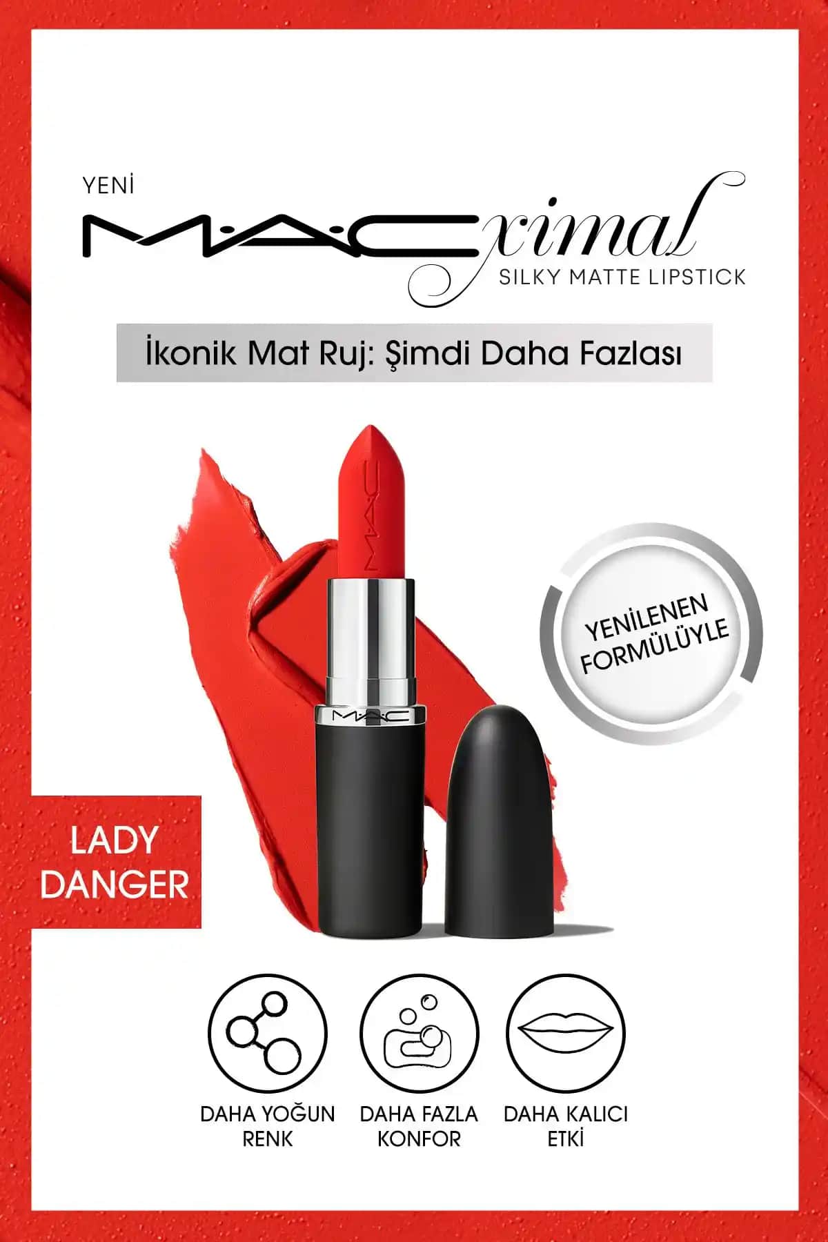 Mac M·a·cxımal Silky Matte Ruj: Kalıcı ve Bakımlı Dudaklar İçin Modern Makyaj Seçeneği