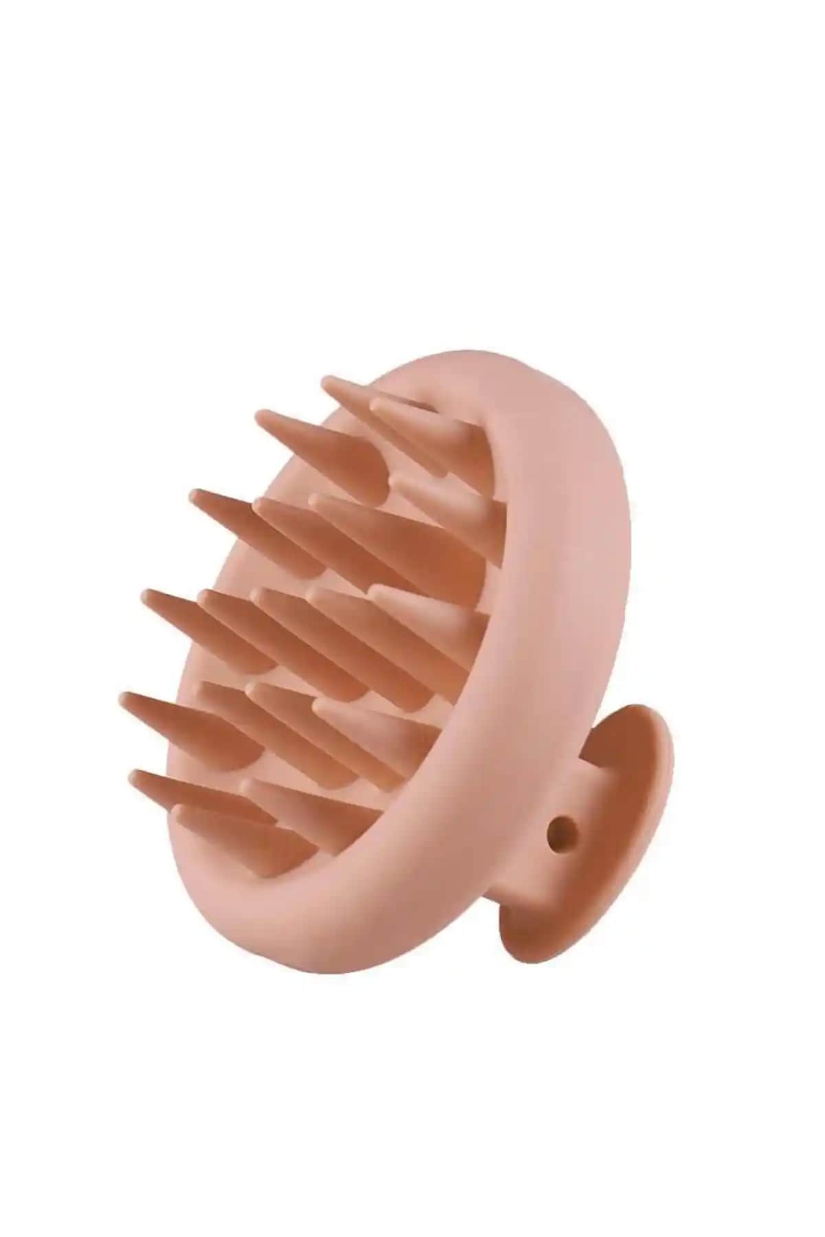 Mallame Yu<muş>ak Silikon Baş Masaj Fırçası Saç ve Cilt Sağlığı İçin Yenilikçi Çözüm