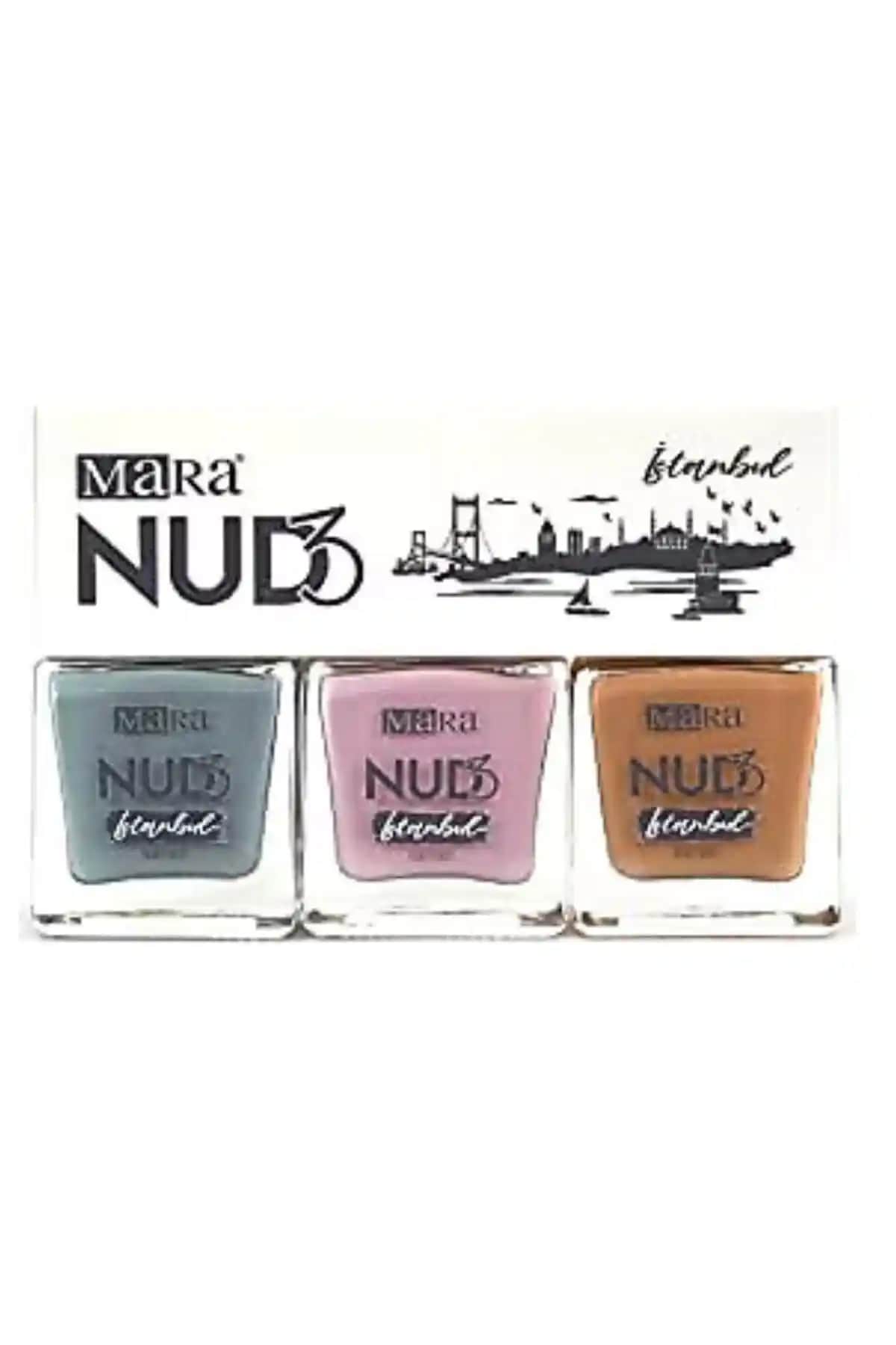 Mara Nude Oje Serisi 3'lü İstanbul: Doğal ve Şık Tırnak Bakımı İçin İdeal Seçenekler