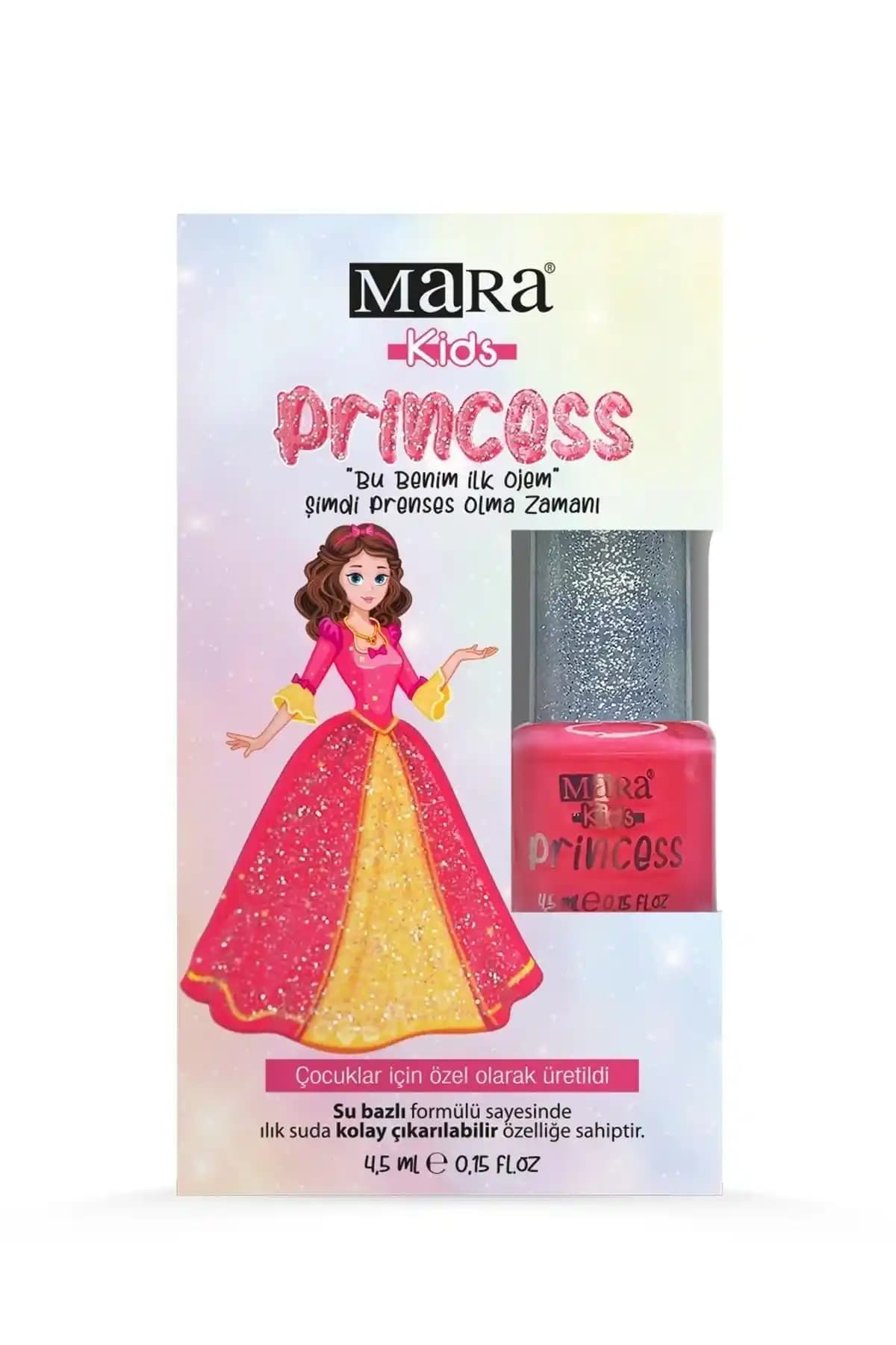 Mara Princess Yıkanabilir Su Bazlı Çocuk Ojesi: Güvenli ve Renkli Deneyim