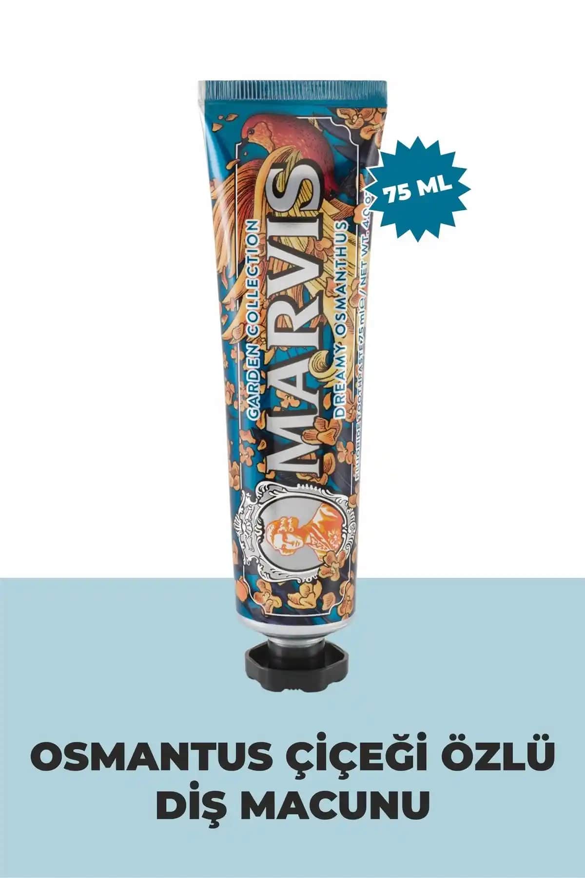 Marvis Dreamy Osmanthus Diş Macunu: Yüksek Kaliteli ve Doğal İçerikli Ağız Bakım Ürünü