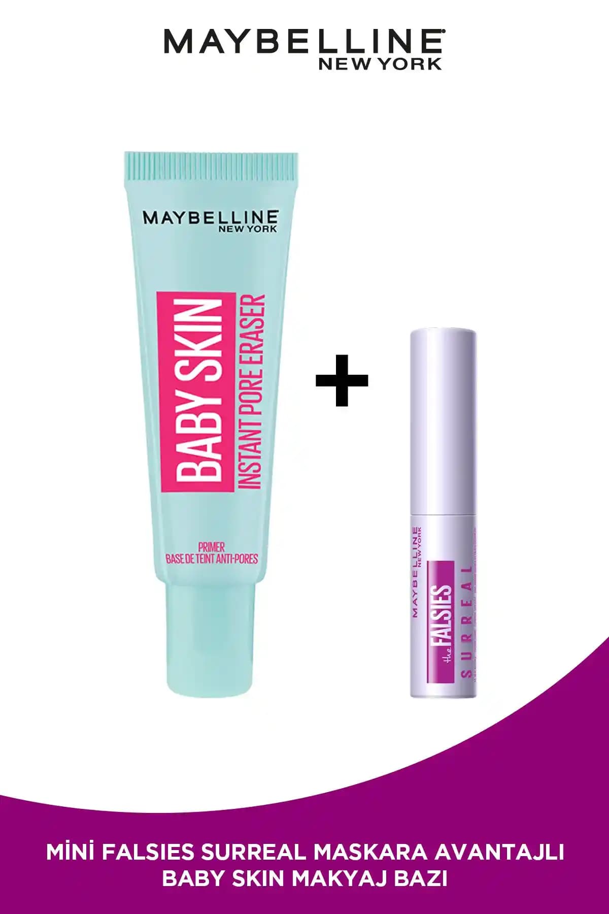 Maybelline Baby Skin Gözenek Gizleyici ve Mini Falsies Maskara Ürün Tanıtımı