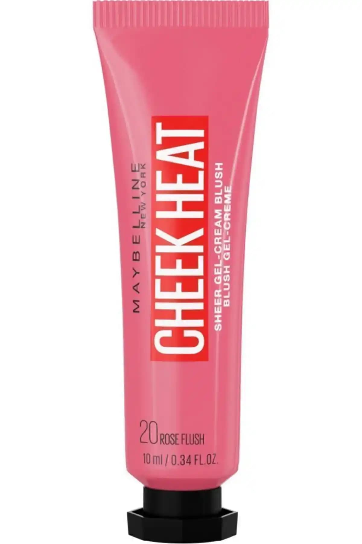 Maybelline Cheek Heat Likit Allık Rose Flash ile doğal ve canlı makyaj deneyimi