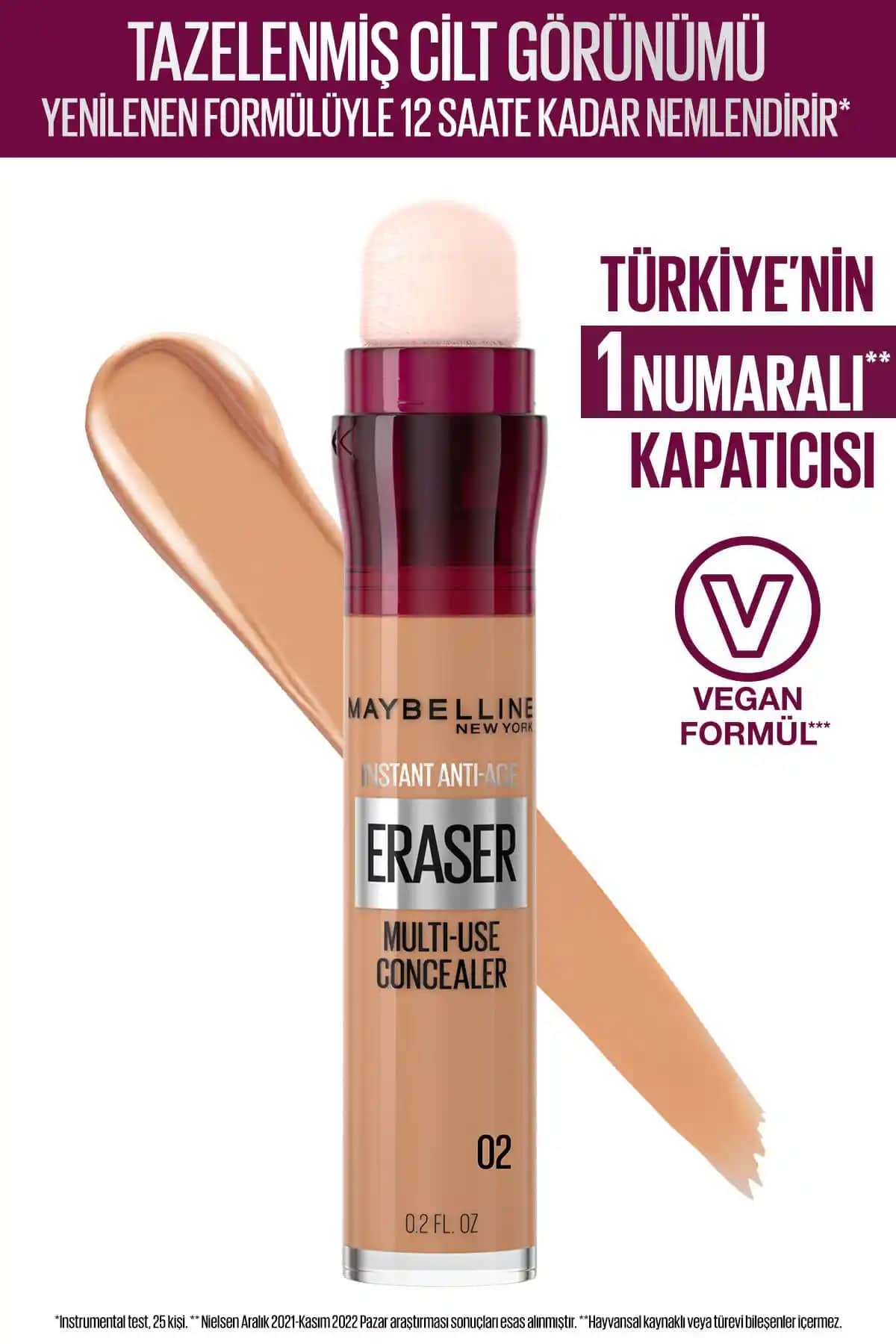 Maybelline New York Instant Anti Age Eraser Kapatıcı: Doğal ve Kalıcı Makyaj İçin Uygun