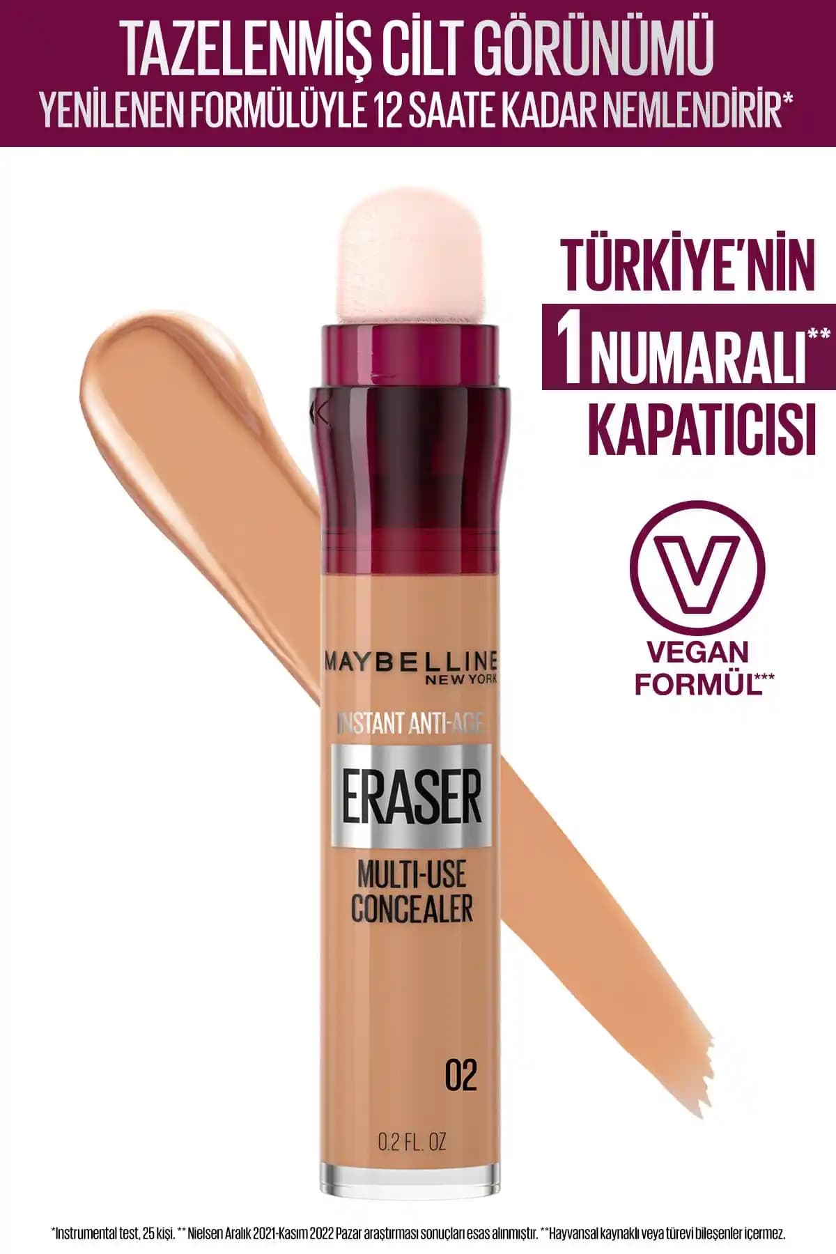 Maybelline New York Instant Anti Age Eraser Kapatıcı: Doğal ve Kalıcı Makyaj İçin Uygun