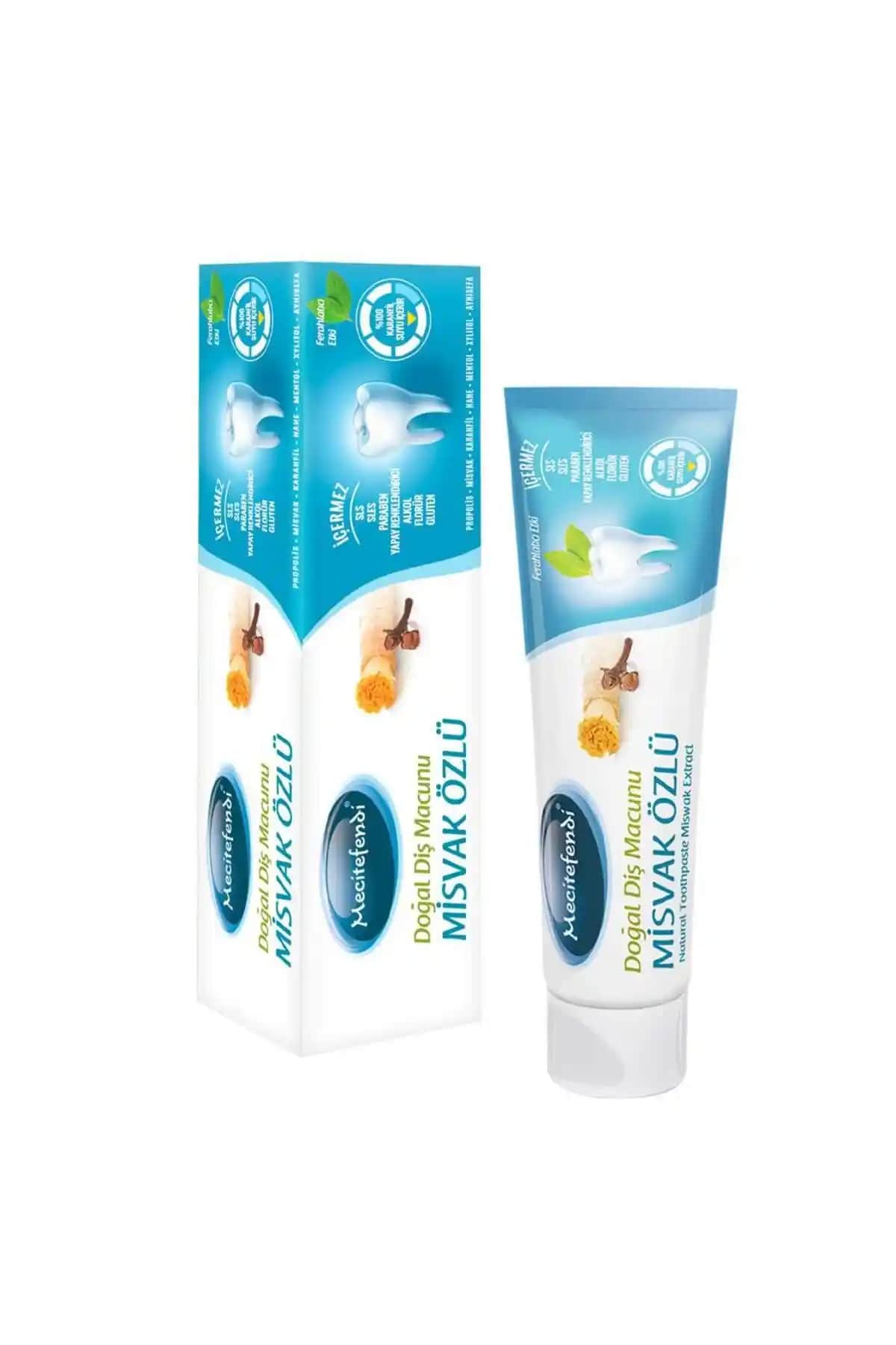 Mecitefendi Misvak Özlü Doğal Diş Macunu: Doğal İçeriklerle Güçlü Ağız Bakımı