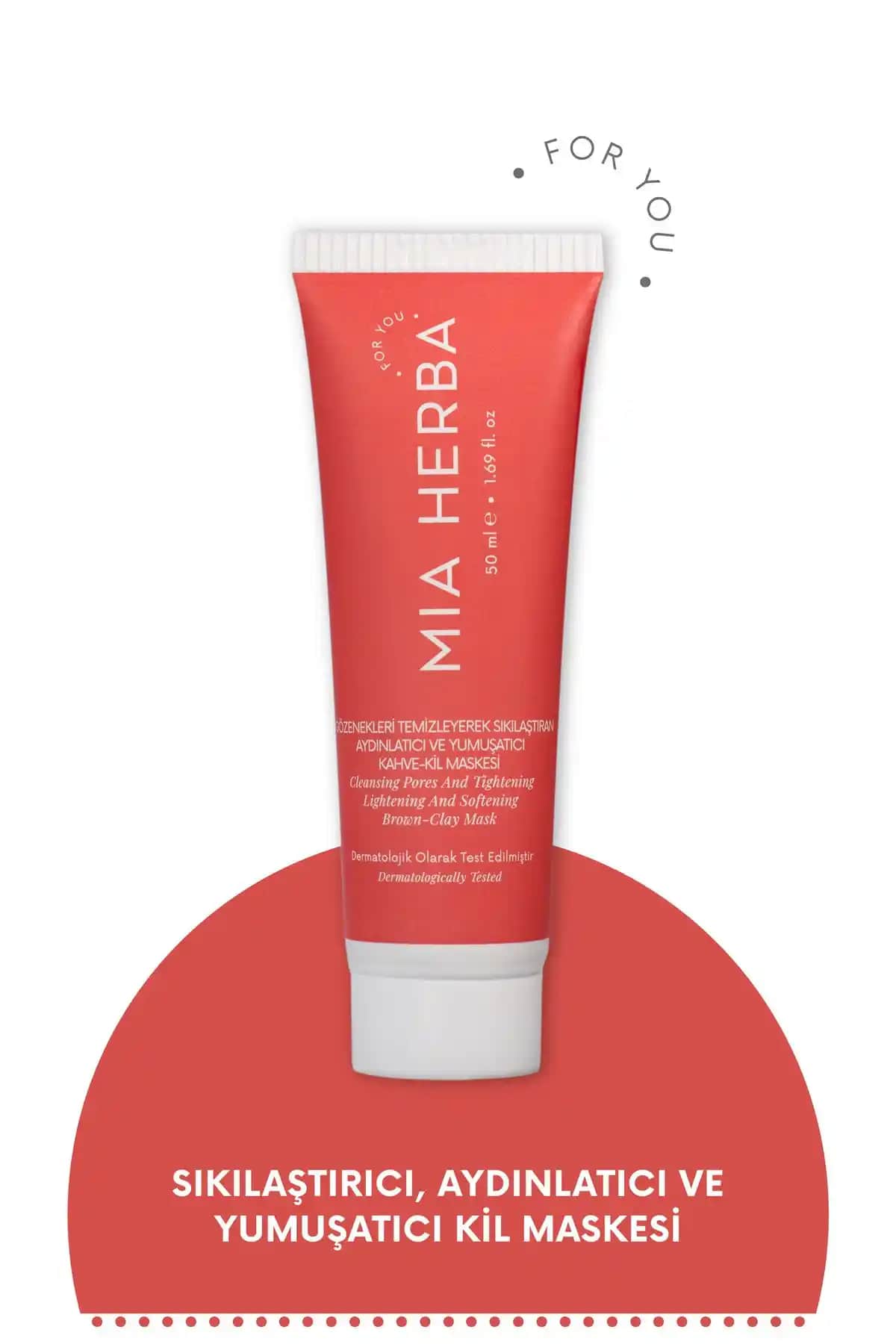 Mia Herba Kahve-Kil Maskesi: Gözenekleri Temizleyen ve Sıkılaştıran Doğal Cilt Bakım Ürünü