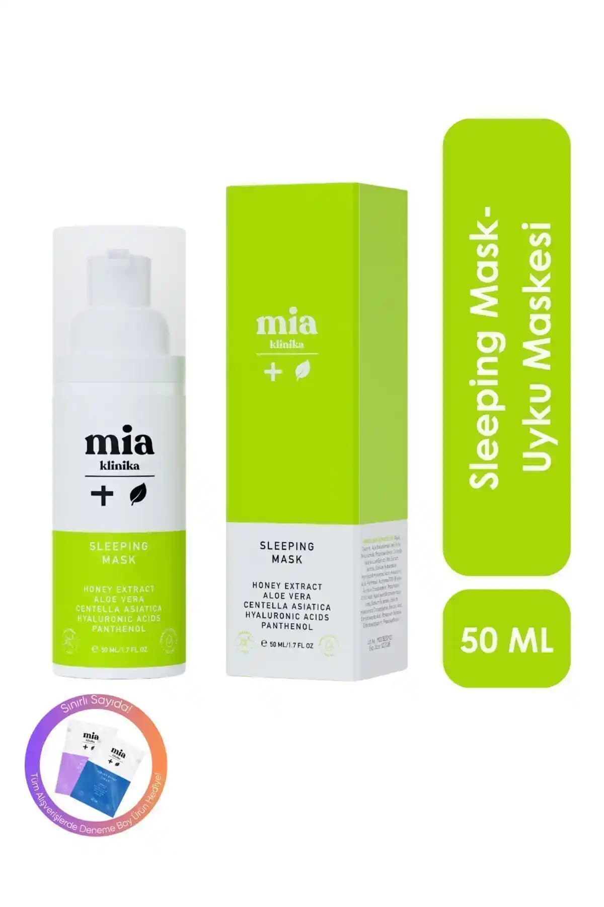 Mia Klinika Pantenol Bal ve Cicalı Yüz Maskesi: Nemlendirici ve Yaşlanma Karşıtı Etkili Cilt Bakımı