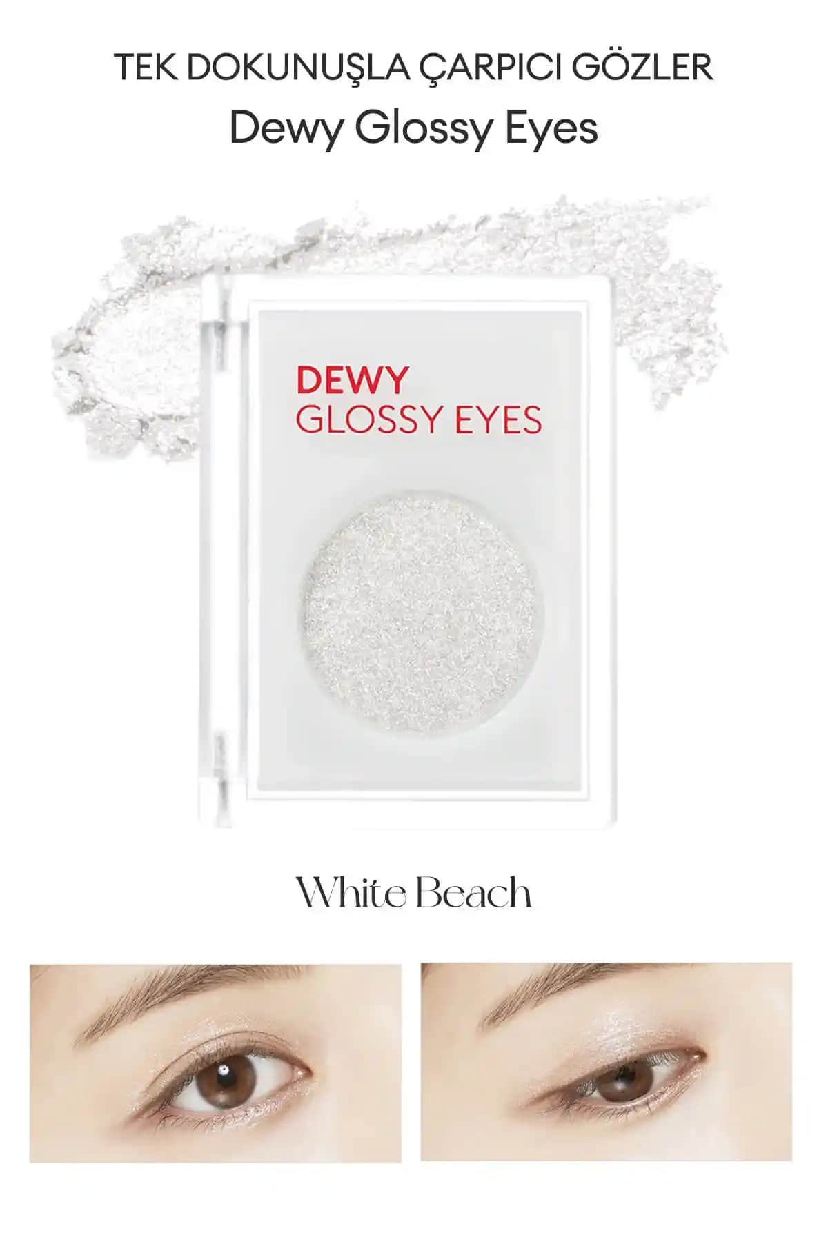 Missha Dewy Glossy Eyes Beyaz Göz Farı: Doğal Işıltı ve Kalıcılık Sunar