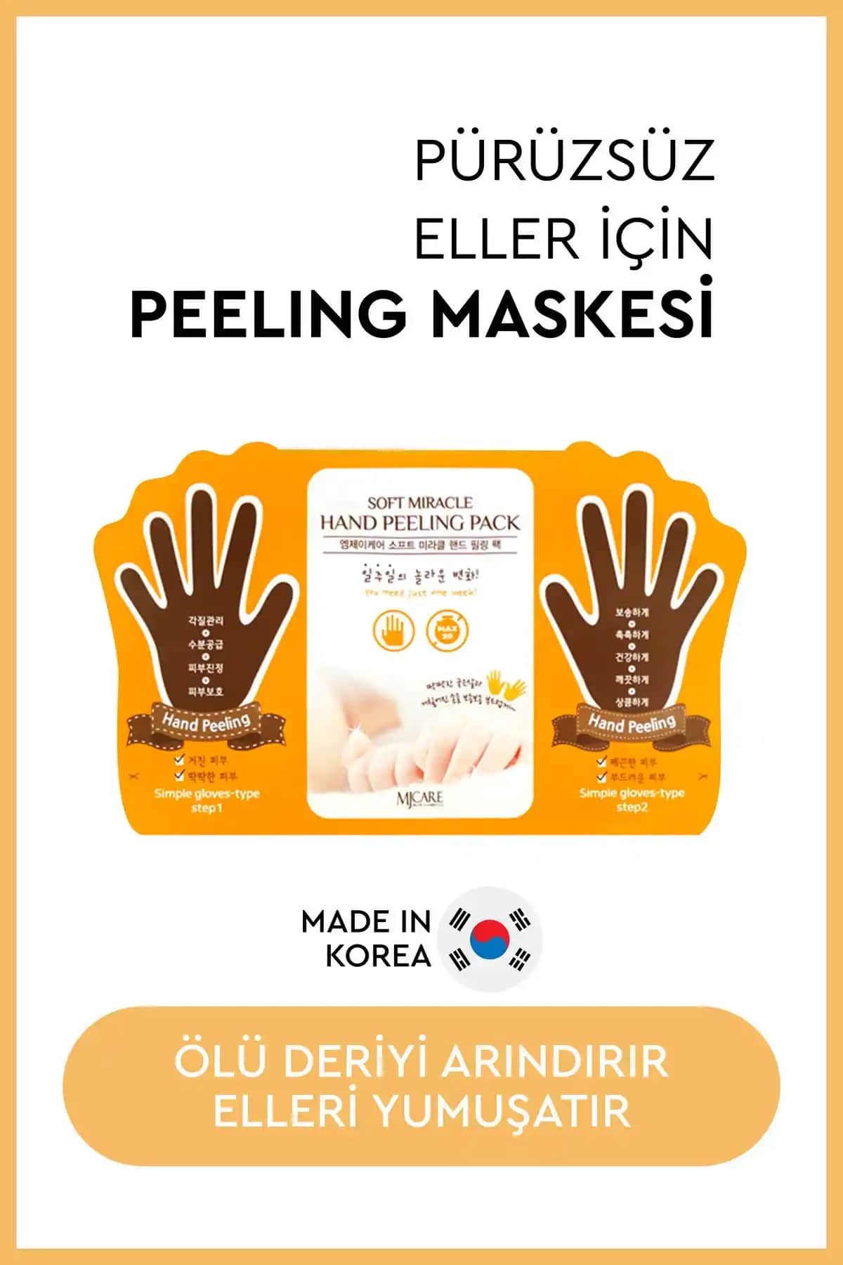 Mjcare Hand Peeling ile El Bakımında Etkili ve Güvenilir Sonuçlar