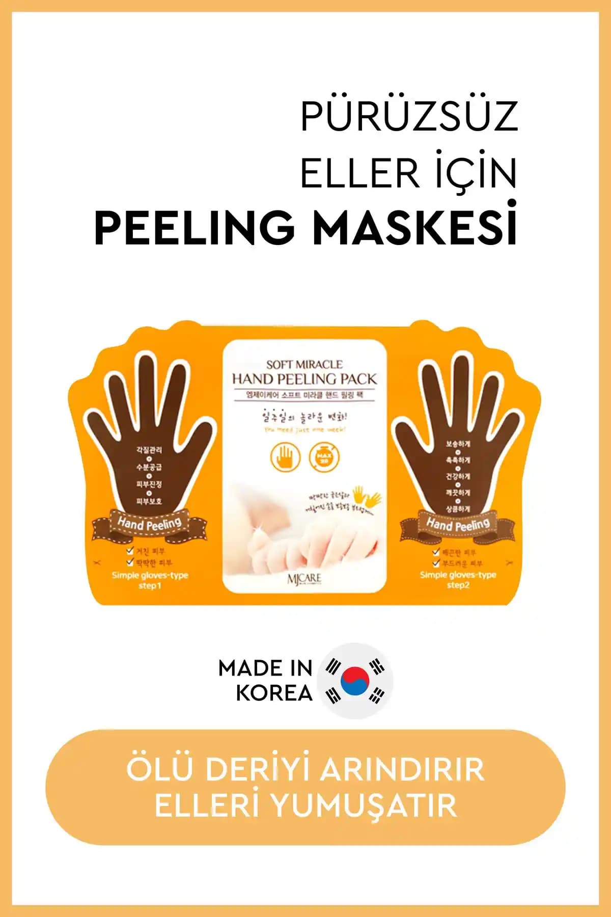 Mjcare Hand Peeling ile El Bakımında Etkili ve Güvenilir Sonuçlar