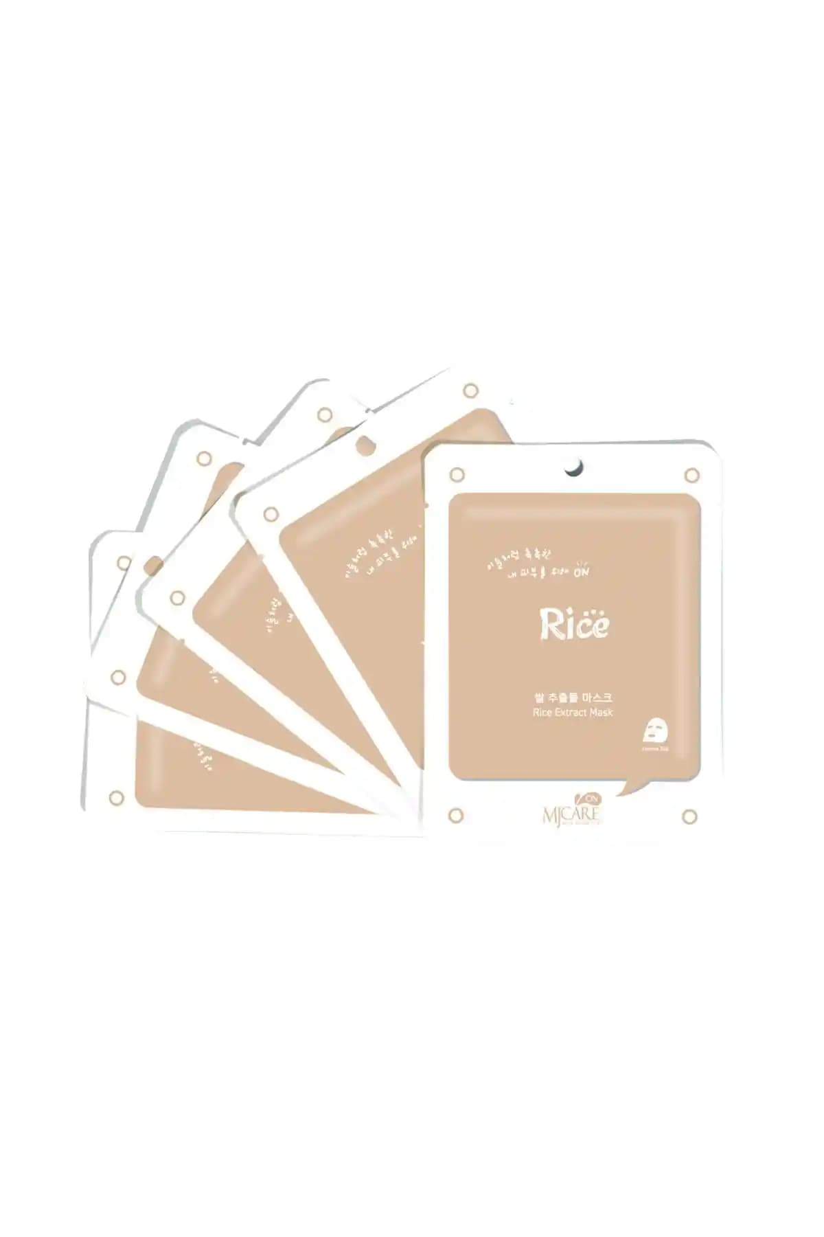Mjcare On Rice Extract Mask: Doğal İçeriklerle Nemlendiren ve Aydınlatan Yüz Maskesi