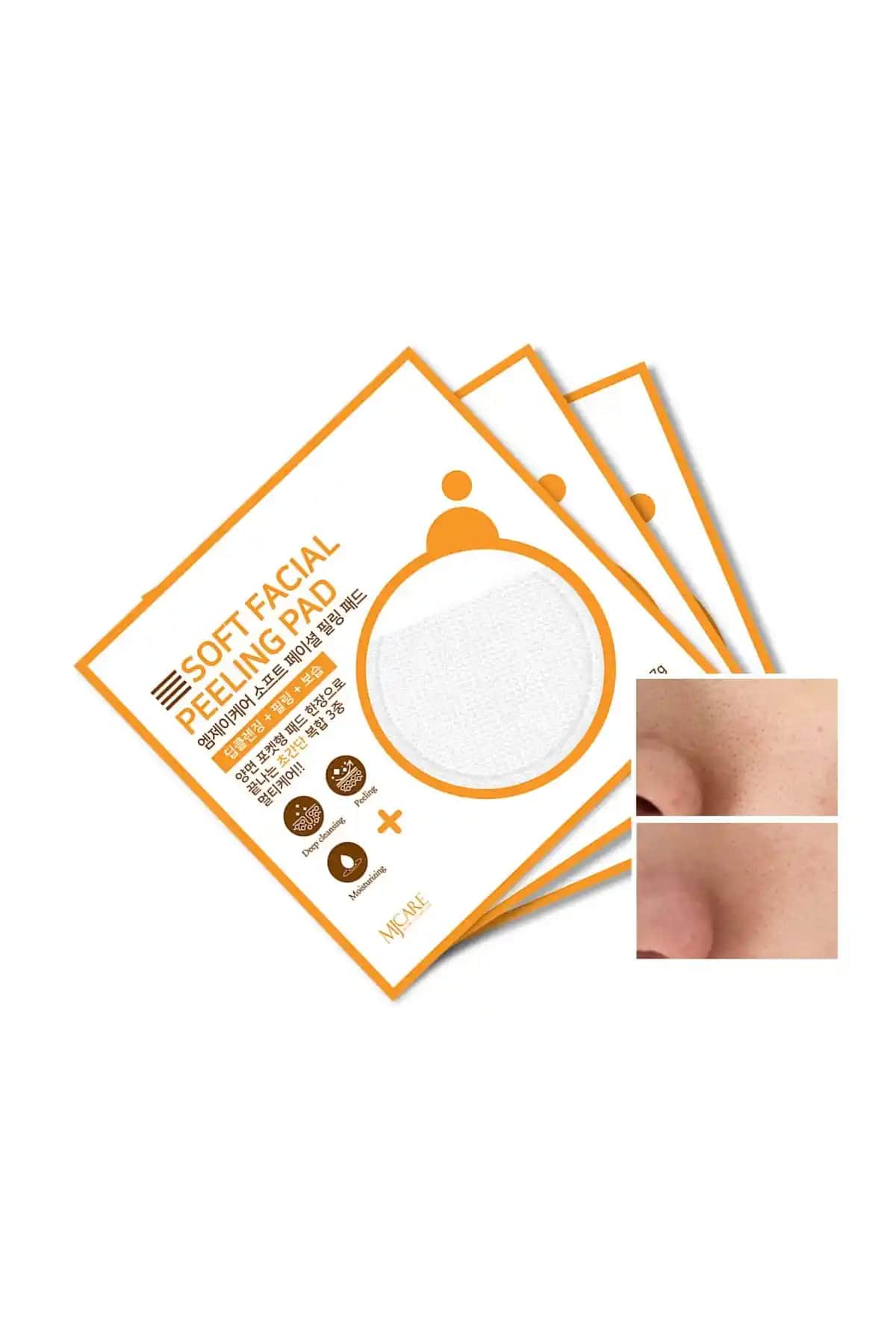 Mjcare Yüz Peeling 3'lü Kolajen İçerikli Hassas ve Karma Ciltler İçin Temizlik Ürünü