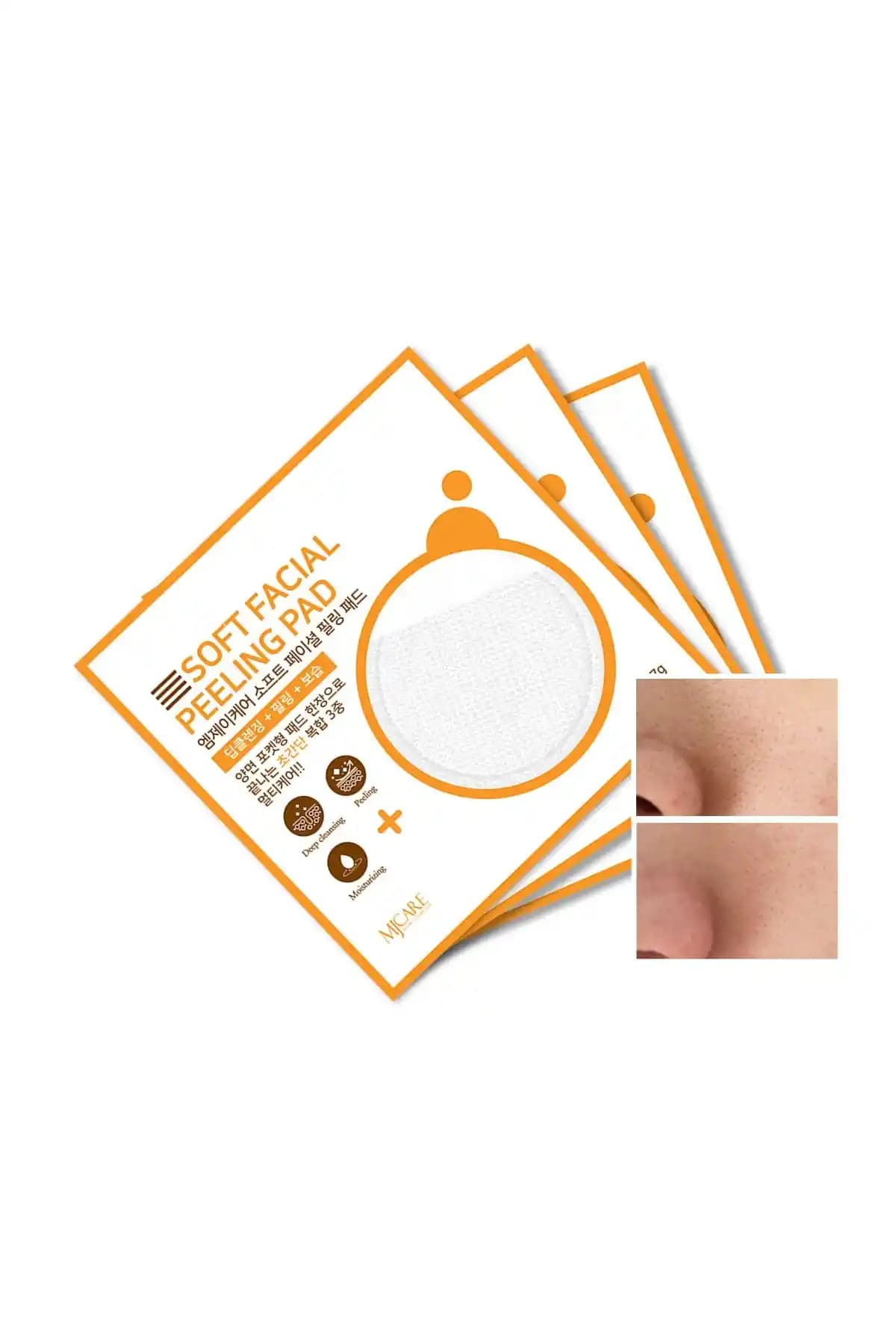 Mjcare Yüz Peeling 3'lü Kolajen İçerikli Hassas ve Karma Ciltler İçin Temizlik Ürünü