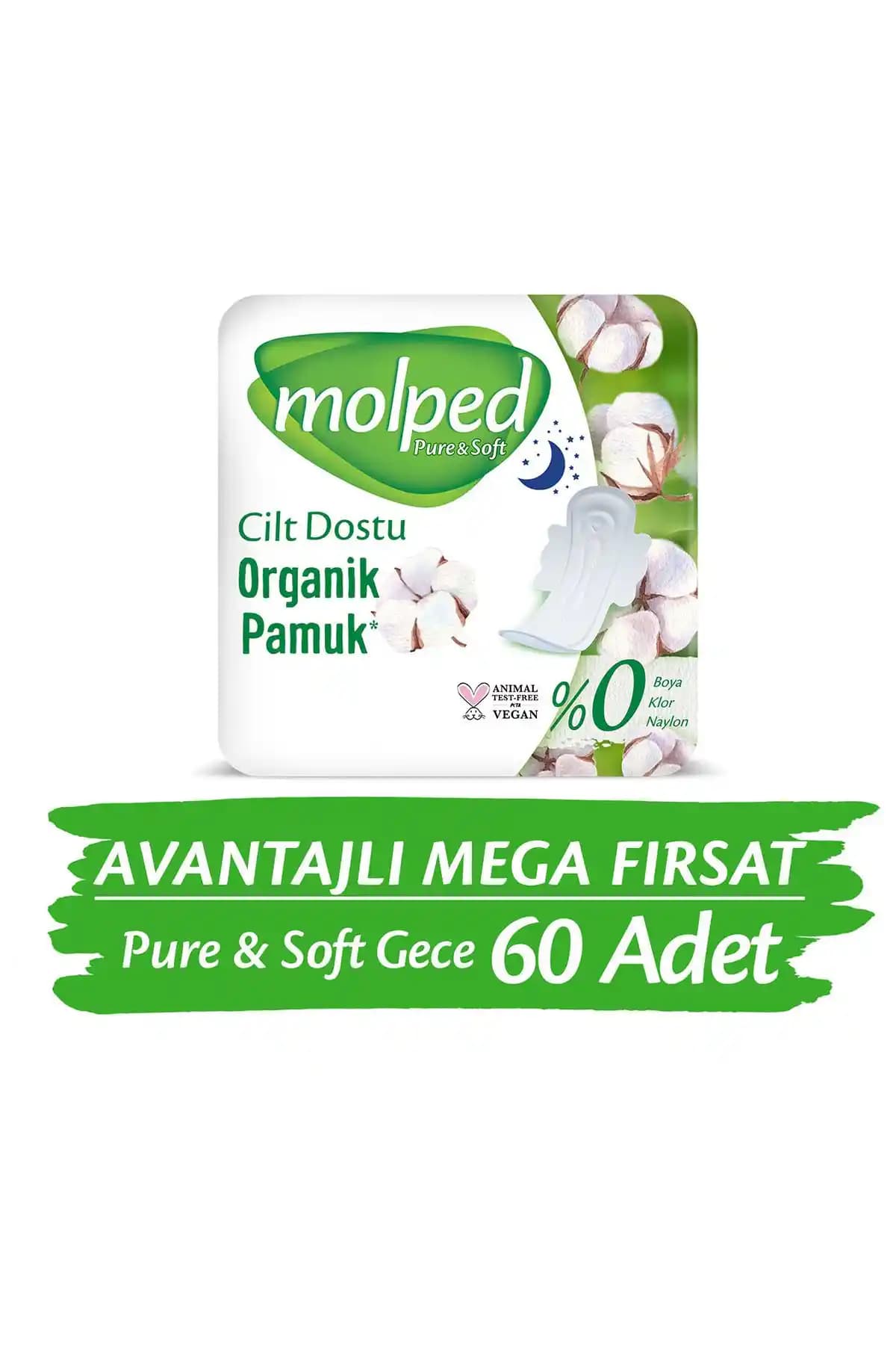 Molped Pure & Soft Gece Pedleri ile Konfor ve Güvenlik Bir Arada, Uzun Süreli Kullanım İçin Uygun
