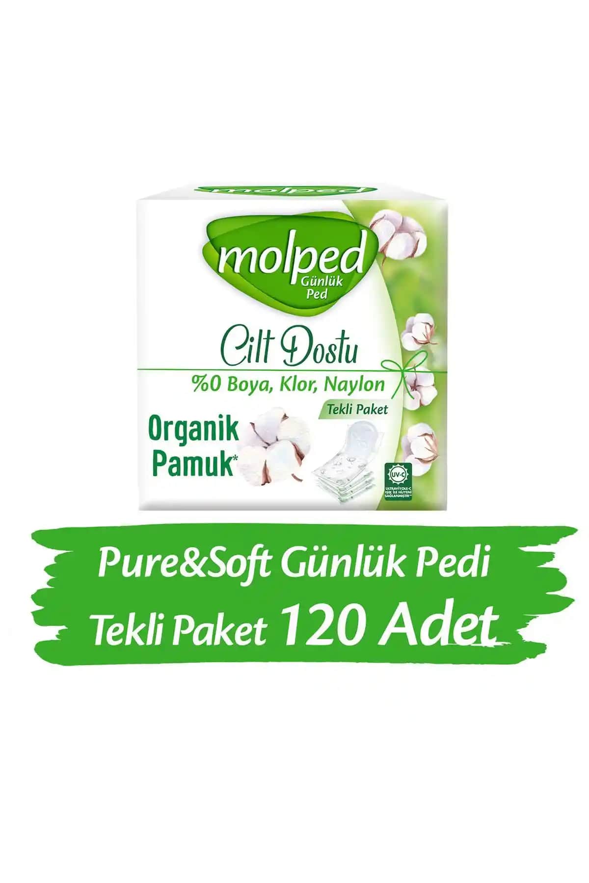 Molped Pure&Soft Günlük Ped: Doğal İçeriklerle Yüksek Konfor ve Güvenilirlik