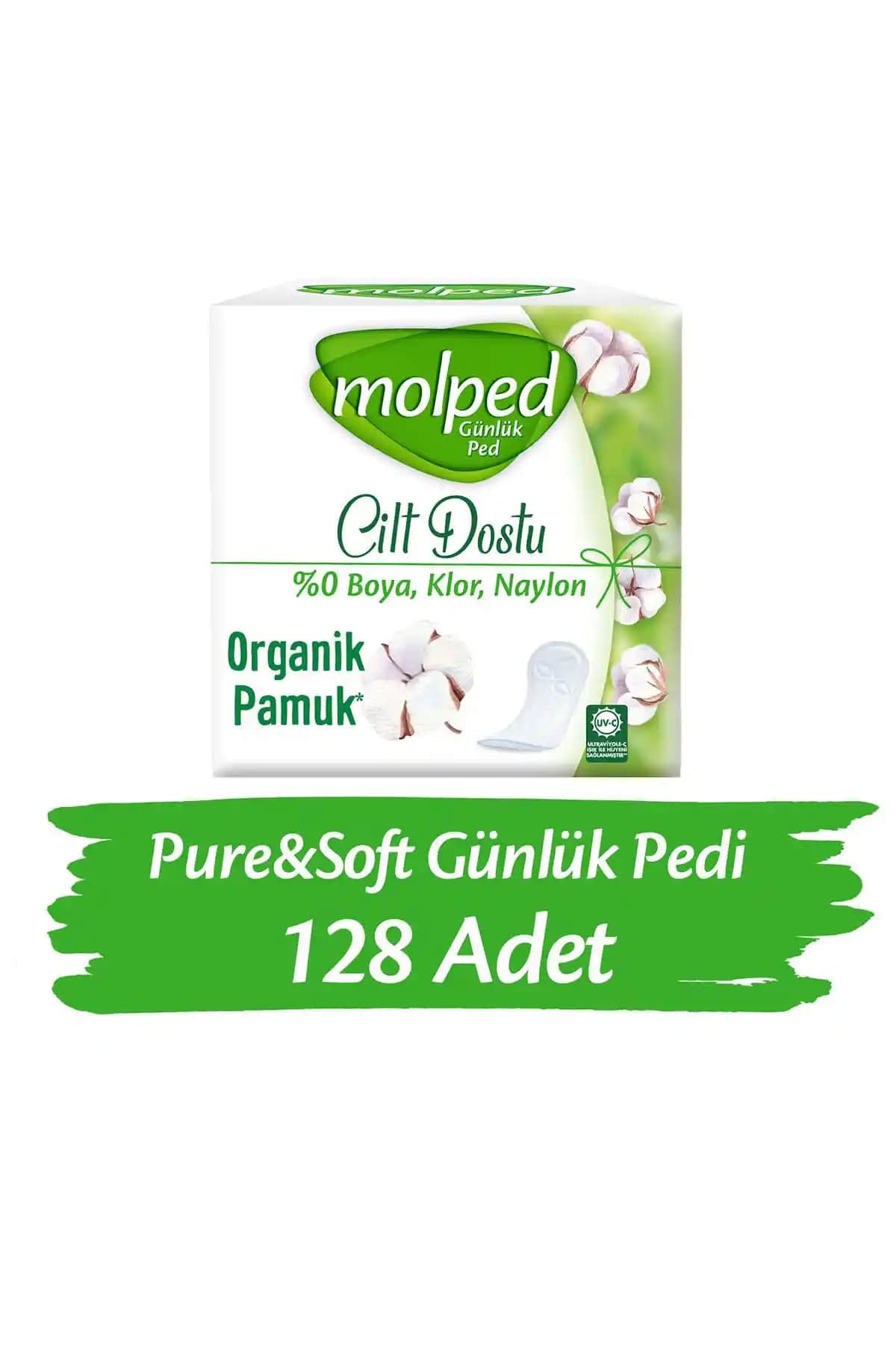 Molped Pure&Soft Günlük Ped: Hassas Ciltler İçin Doğal ve Konforlu Hijyen Çözümü