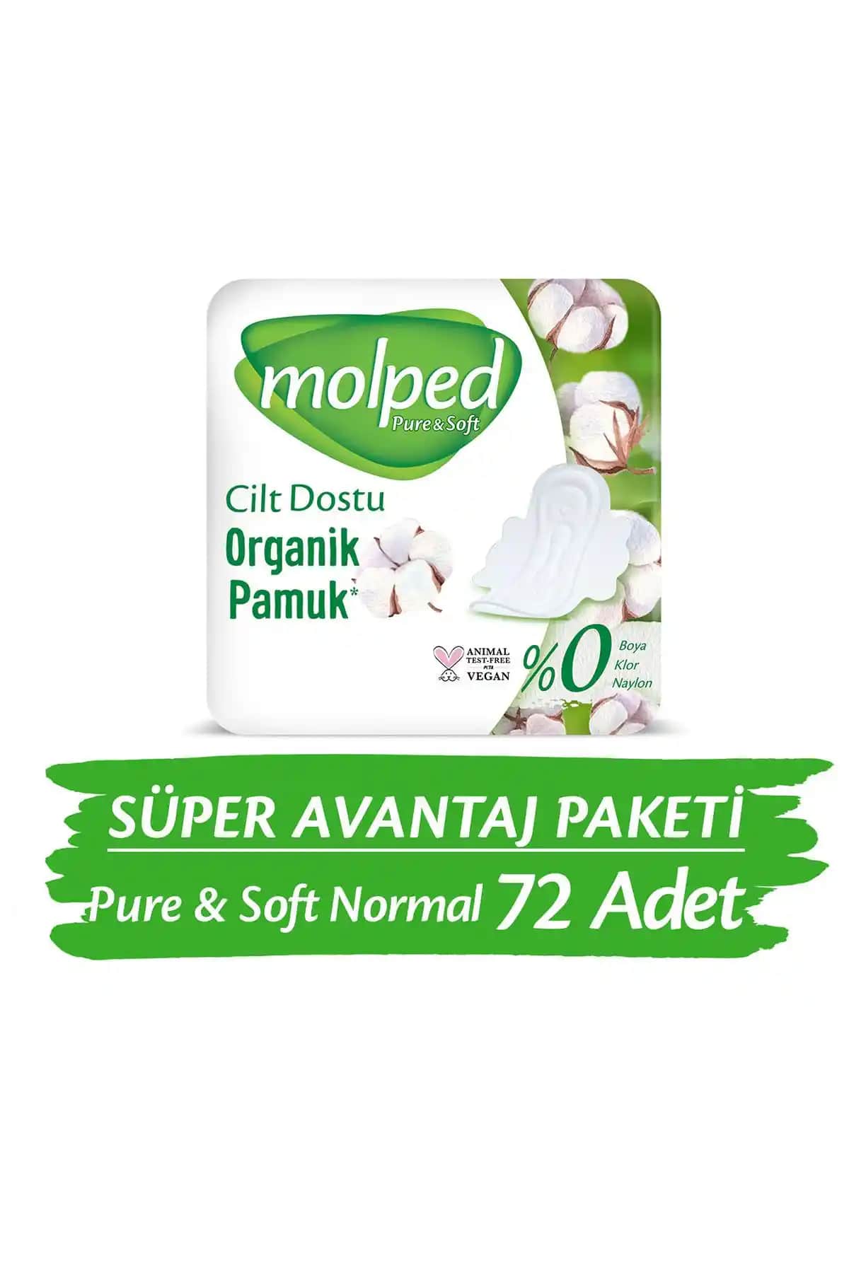 Molped Pure&Soft Normal Süper Avantaj Paketi: Günlük Hijyen ve Konfor İçin Uygun Ped Seçeneği